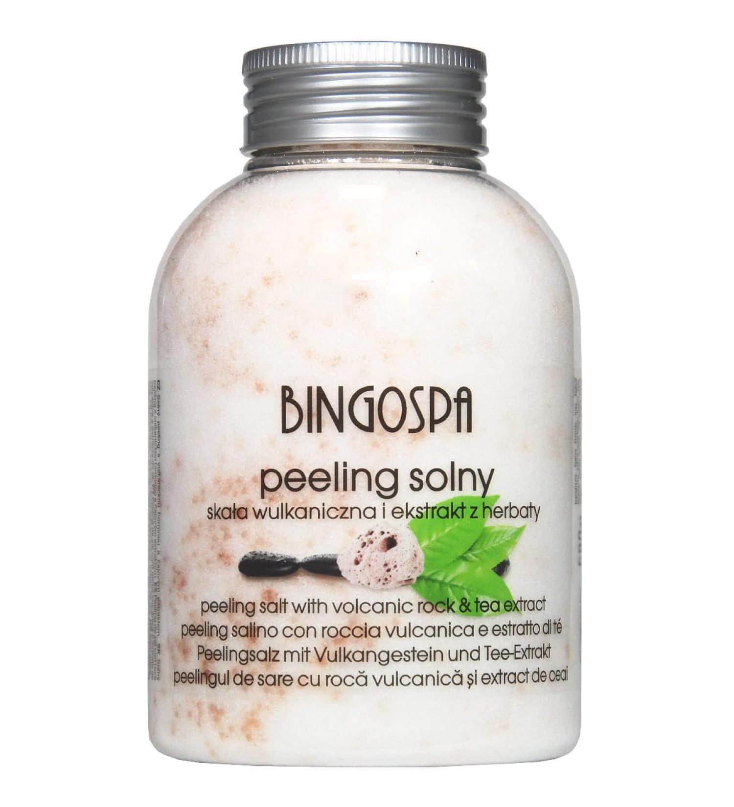 Peeling Bath Salt for Smooth Skin - 580g BINGOSPA | Exfoliating Spa Treatment for Glowing Skin - International Shipping Available - Buy Online on GoSupps.com