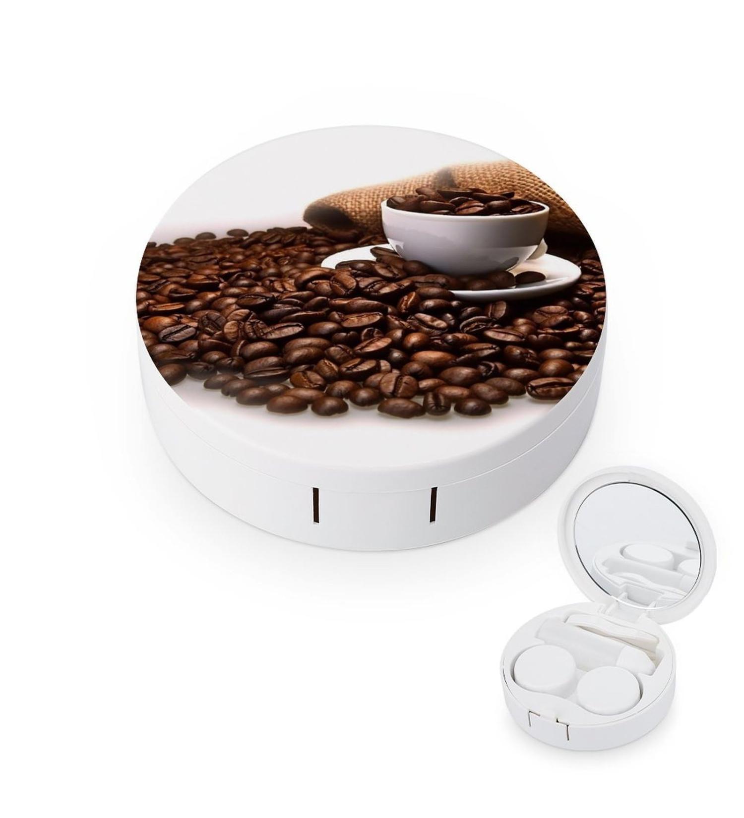 Buy Portable Coffee Beans Contact Lens Case Travel Storage Box for Contacts | International Shipping Available - Buy Online on GoSupps.com