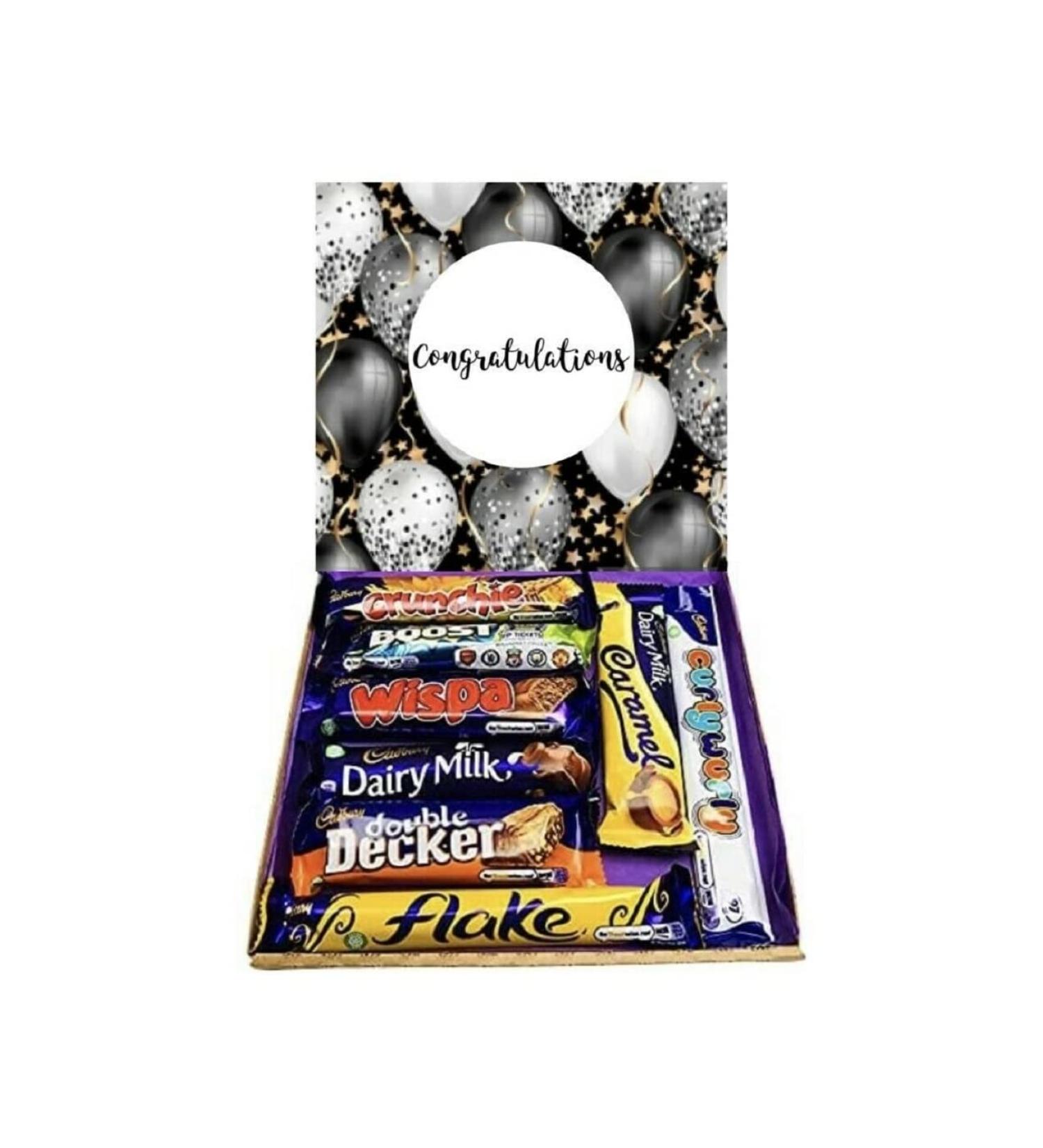 Cadburys Congratulations Chocolates Gift Present Cadbury s Hamper Sweet Box New Job Passing Exams New Baby Engagement - Buy Online on GoSupps.com