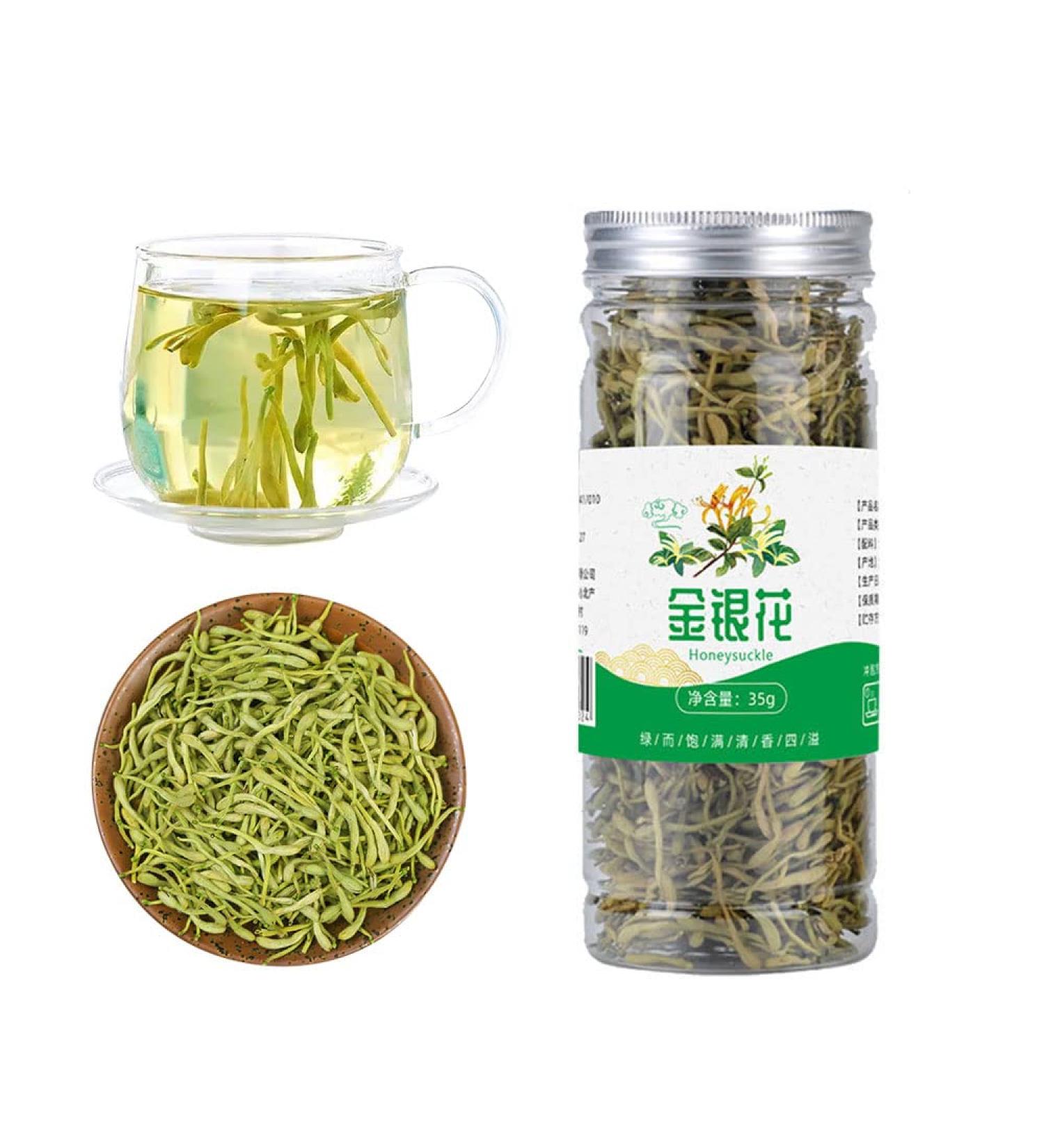 Honeysuckle 35g/can 1.23oz/can Herbal Tea  - Buy Online on GoSupps.com