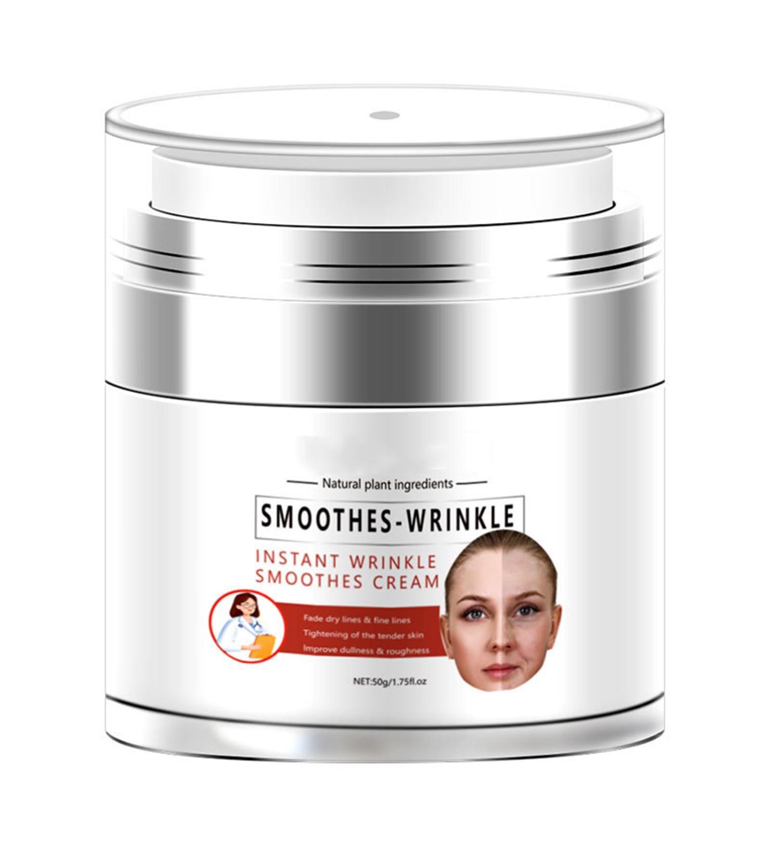 Anti-Wrinkle Face Cream for All Skin Types | Instant Moisturizer & Fine Line Reduction | Night Cream for Men & Women - Long Lasting Hydration - Buy Online on GoSupps.com