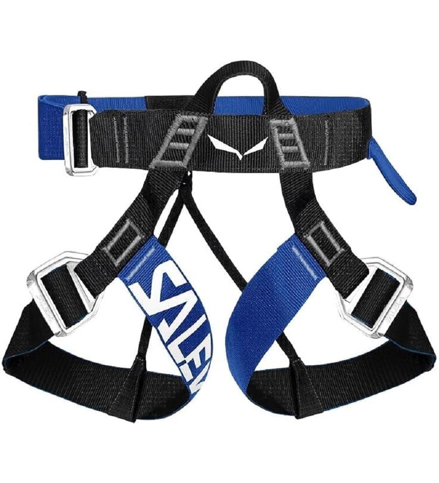 Salewa Unisex Via Ferrata Evo Harness VIA FERRATA EVO harness (1 pack) M-XXL BLACK/BLUE