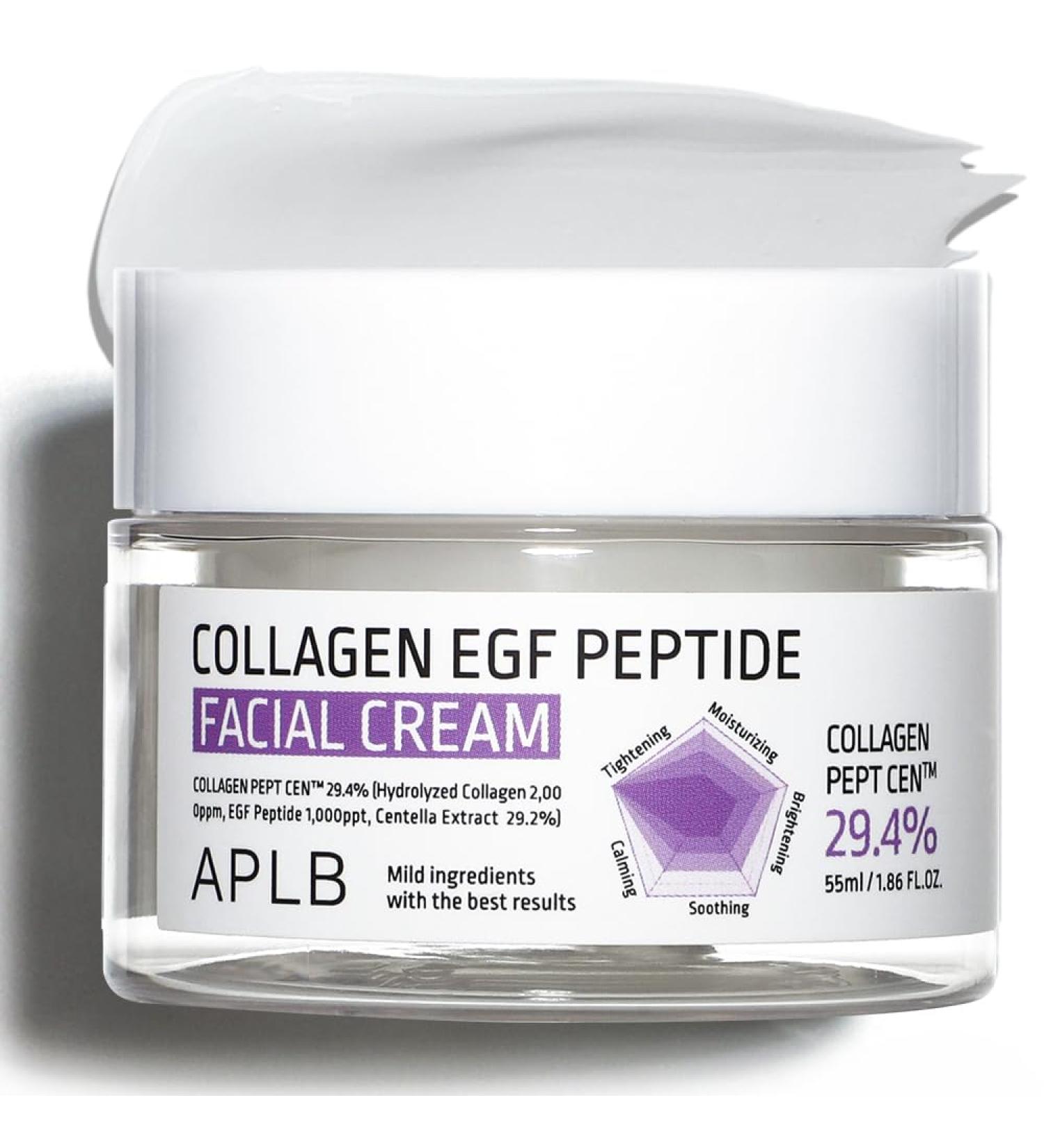 APLB Collagen EGF Peptide Facial Cream | 29.4% Collagen for Deep Hydration & Elasticity | Revitalize Your Skin | Korean Skincare Solution - Buy Online on GoSupps.com