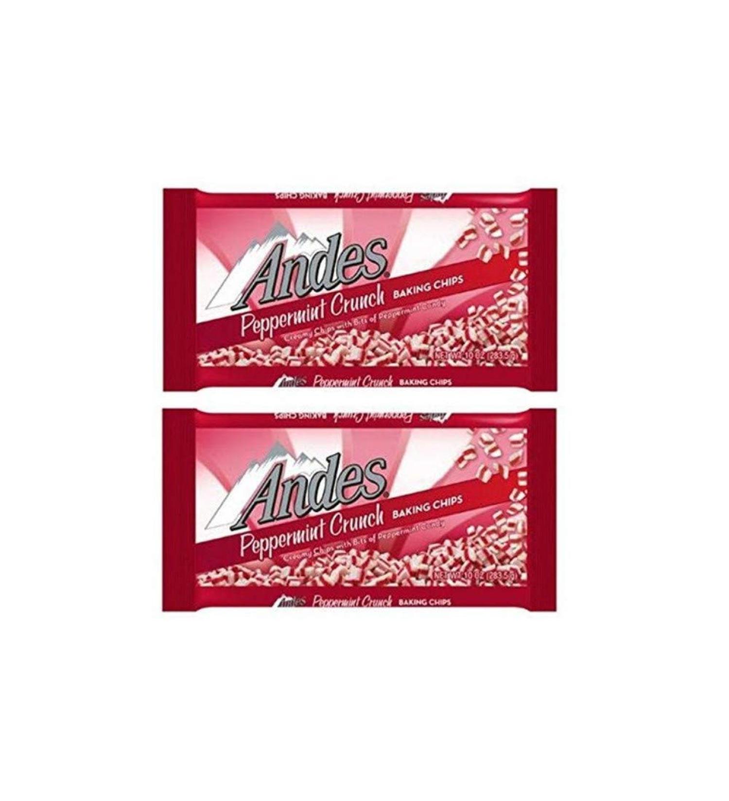 Andes Peppermint Crunch Baking Chips 10oz - 2 Unit Pack