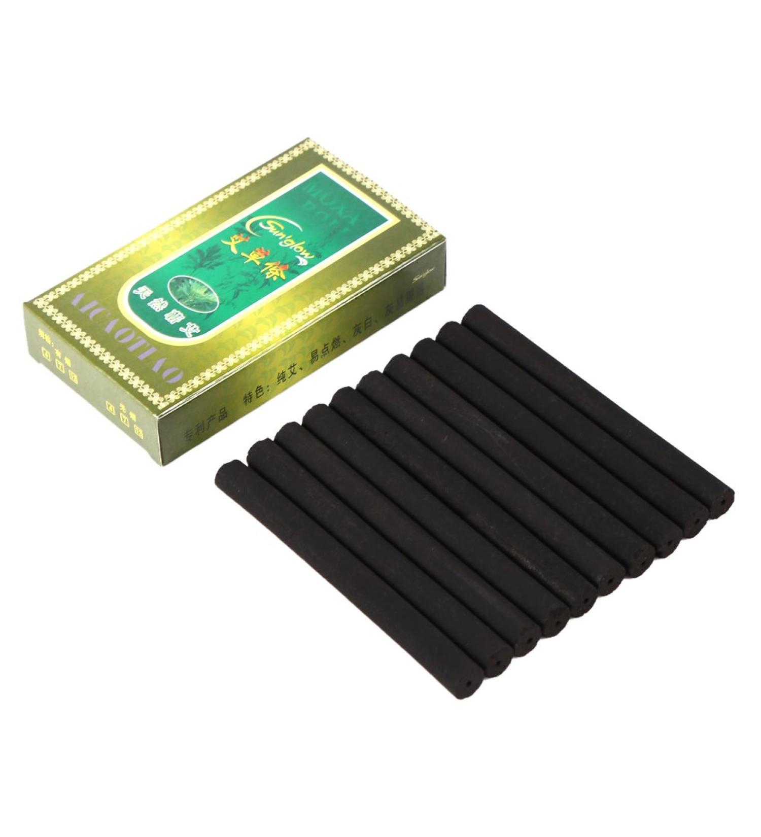 10pcs Smokeless Moxa Rolls - Healing Therapy Sticks for Body Treatment - International Shipping Available - Buy Online on GoSupps.com