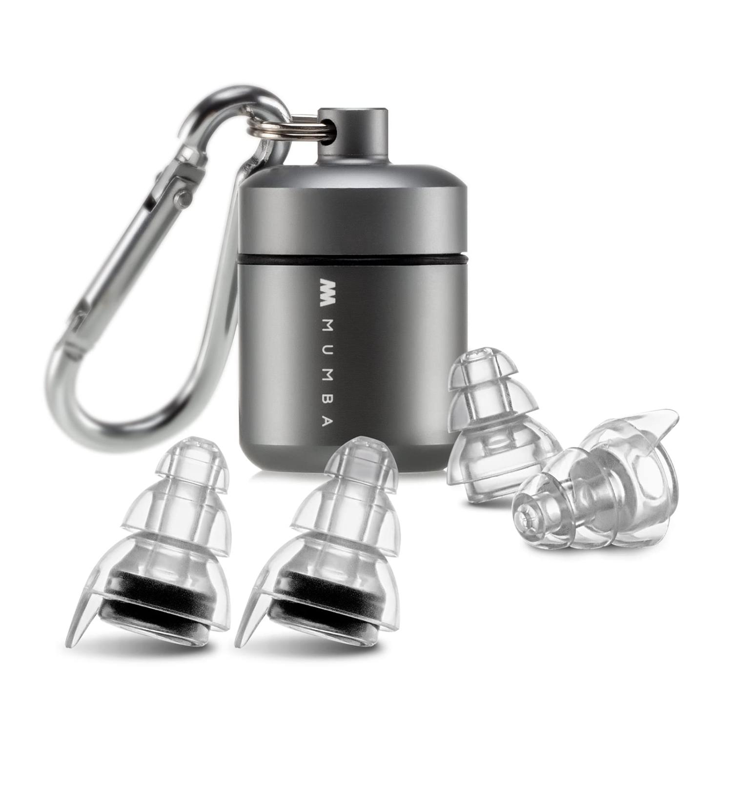 High Fidelity Reusable Musicians Earplugs - 24dB Protection for Music Festivals, DJs, Musicians - Black - Buy Online on GoSupps.com