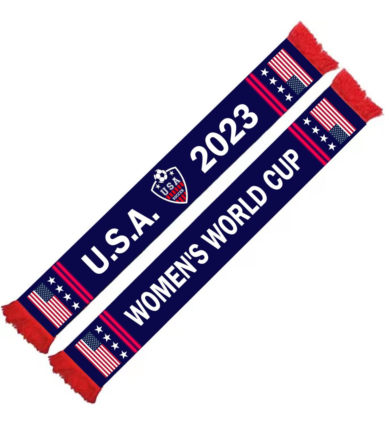 YOFANUP Women's World Cup U.S. Soccer Scarf - 60 HD Knit Scarf - Buy Online on GoSupps.com