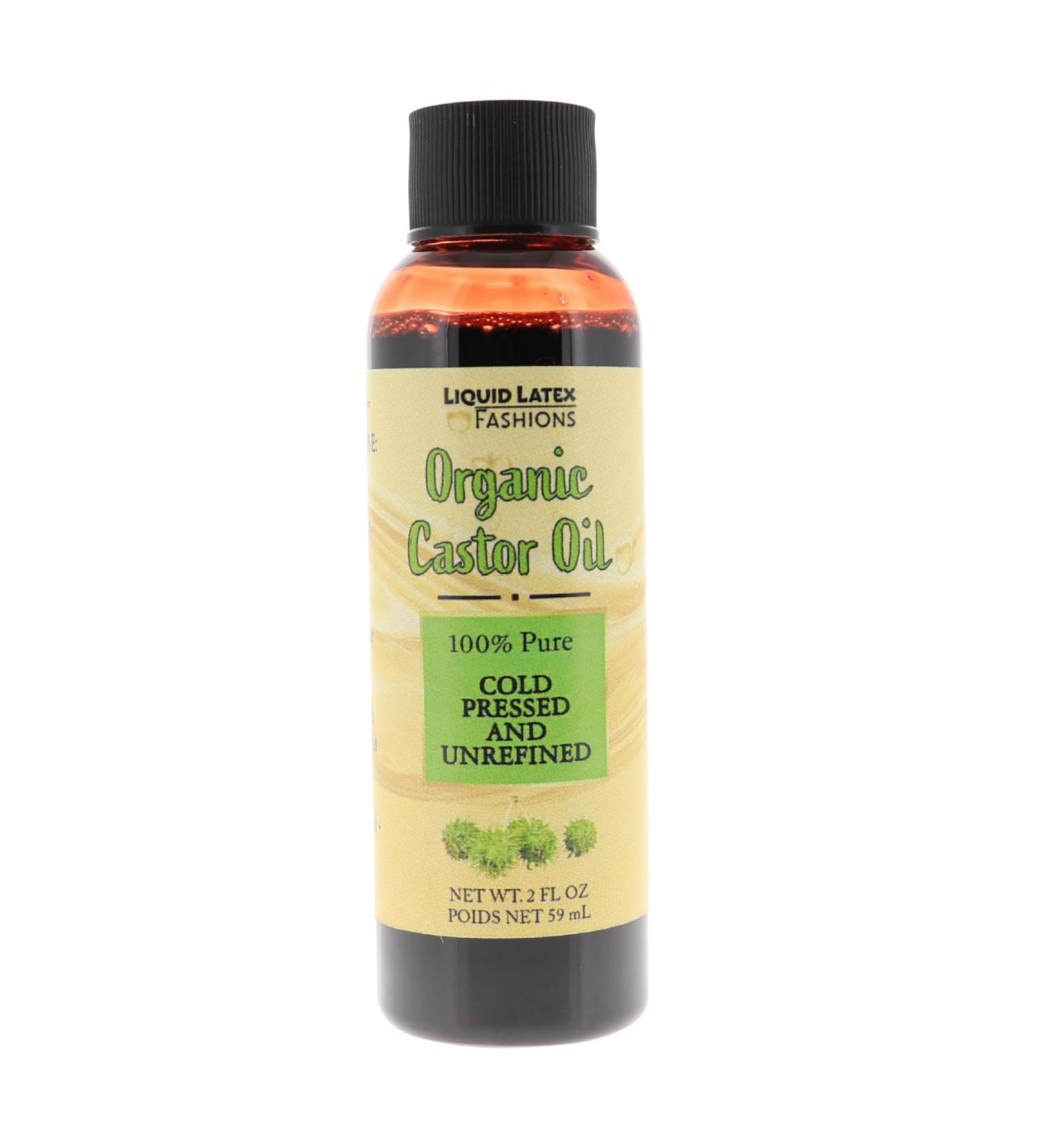 Liquid Latex Fashions Organic Caster Oil - 2FL OZ For Hair Skin Nails and More 100% Pure Cold Pressed Unrefined - Buy Online on GoSupps.com