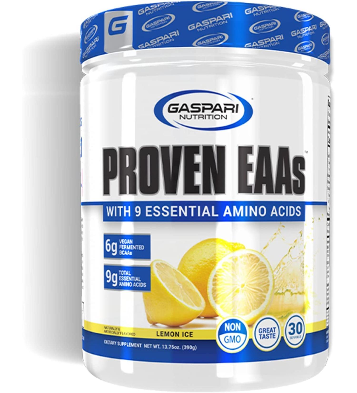 Gaspari Proven EAAs - Lemon Ice (30 Servings) - Buy Online on GoSupps.com