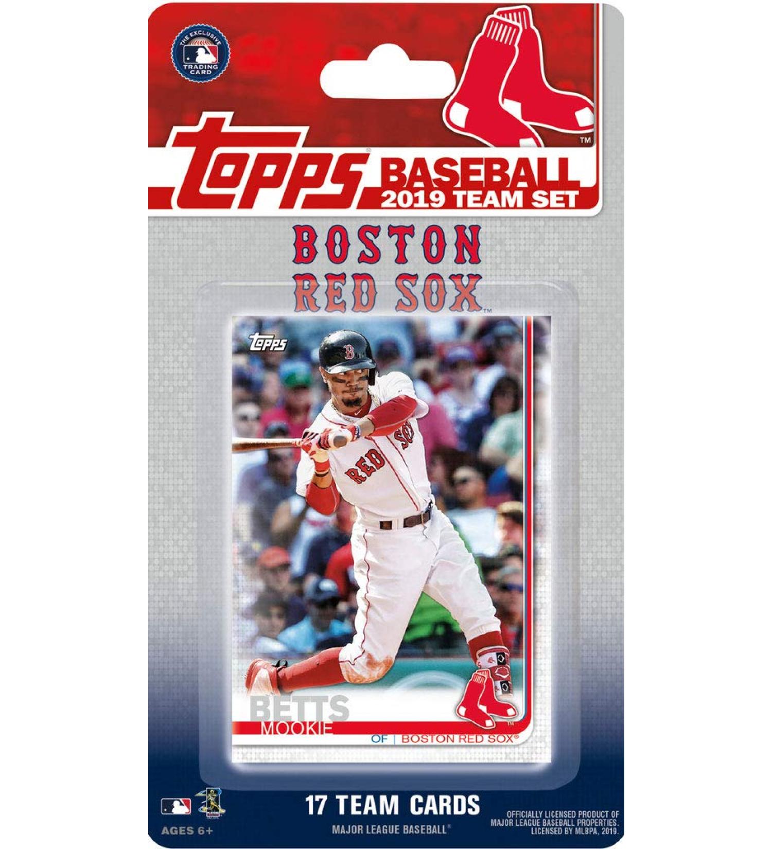 2019 Boston Red Sox Topps Limited Edition 17 Card Team Set with Pedroia & Betts - Buy Online on GoSupps.com