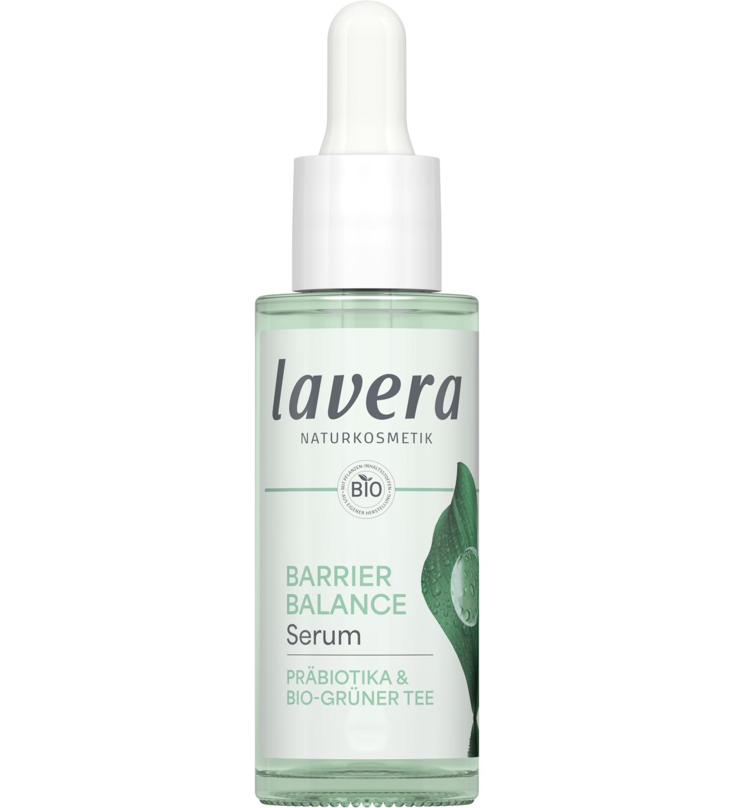  lavera lavera Barrier Balance Serum - alcohol-free - fragrance-free - moisturizing - strengthens the skin barrier - prebiotic - vegan - natural cosmetics - 30 ml - Buy Online on GoSupps.com