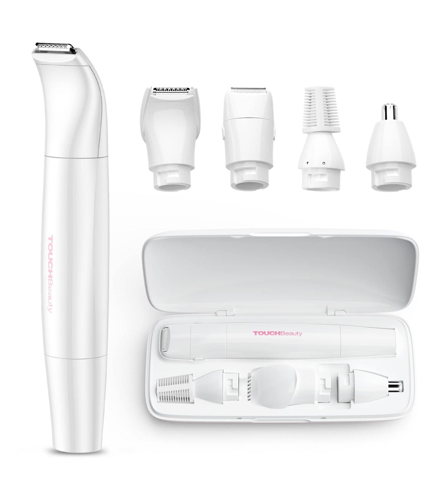 Touch Beauty 4-in-1 Women's Electric Trimmer Set | Face Body & Bikini Hair Removal | Portable & Wireless Razor - Buy Online on GoSupps.com