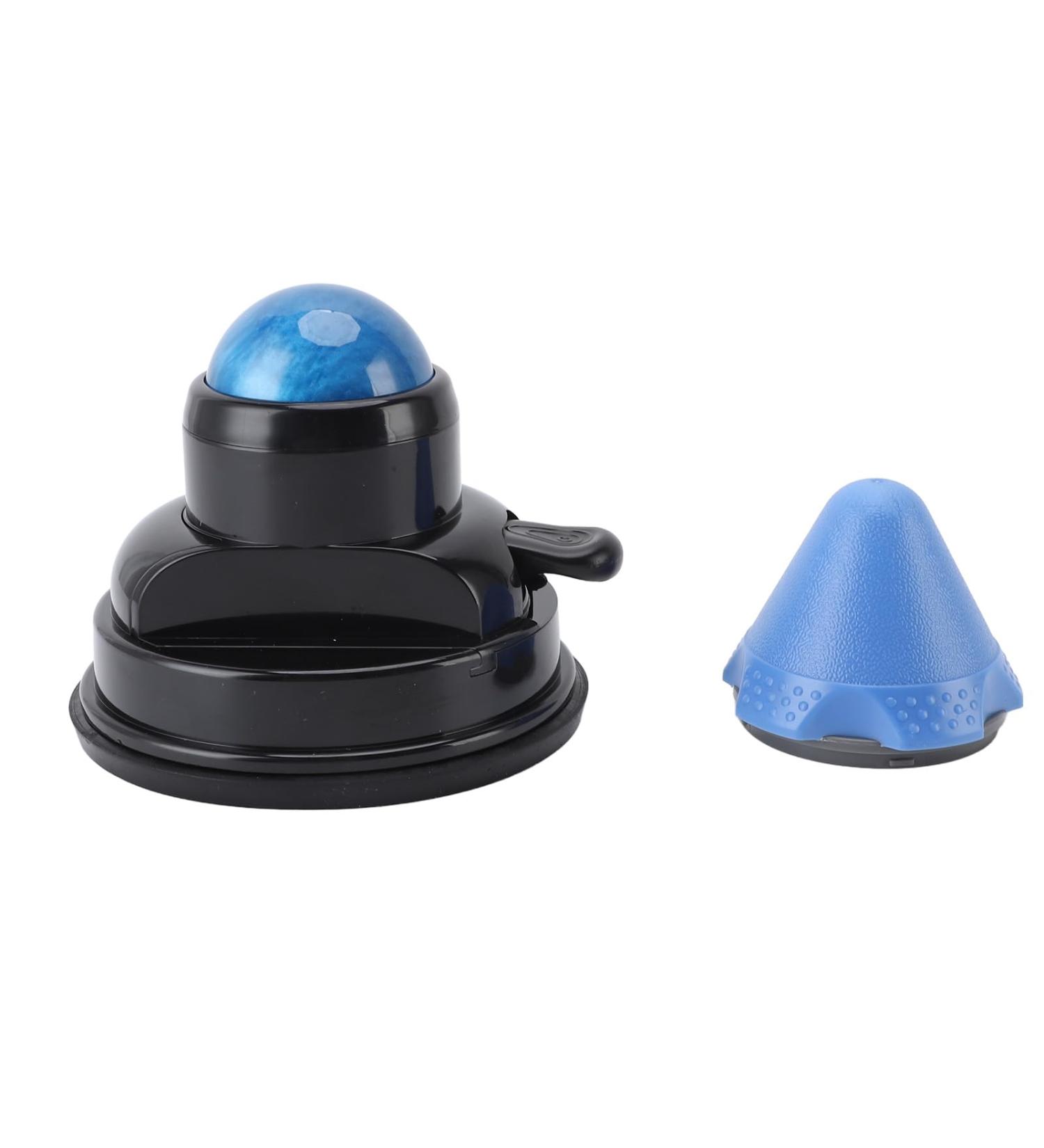2-in-1 Massage Ball Roller | Suction-Up Ball Massager for Deep Tissue Relief & Relaxation | 360 Rotatable Myofascial Relief for Body & Neck - International Shipping Available - Buy Online on GoSupps.com
