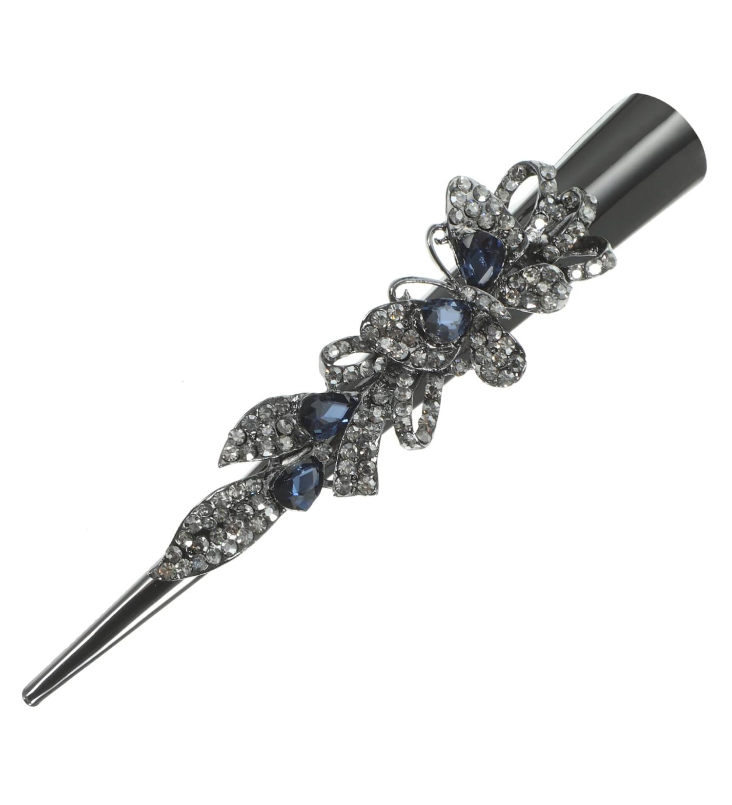DOITOOL Alligator Hair Clip Fancy Barrettes for Womens Hair Decorative Hair Clips Fancy Clips for Women Duck Bill Clips Hair Monomer Dish Crystal Metal Miss - Buy Online on GoSupps.com