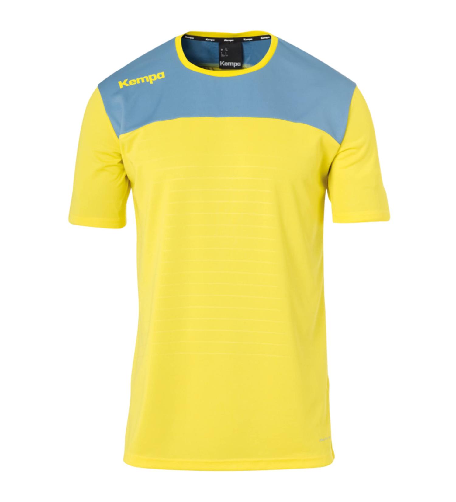 Buy Kempa Herren Emotion 2.0 Trikot - Limonengelb/Dove Blau Size M | International Shipping Available - Buy Online on GoSupps.com