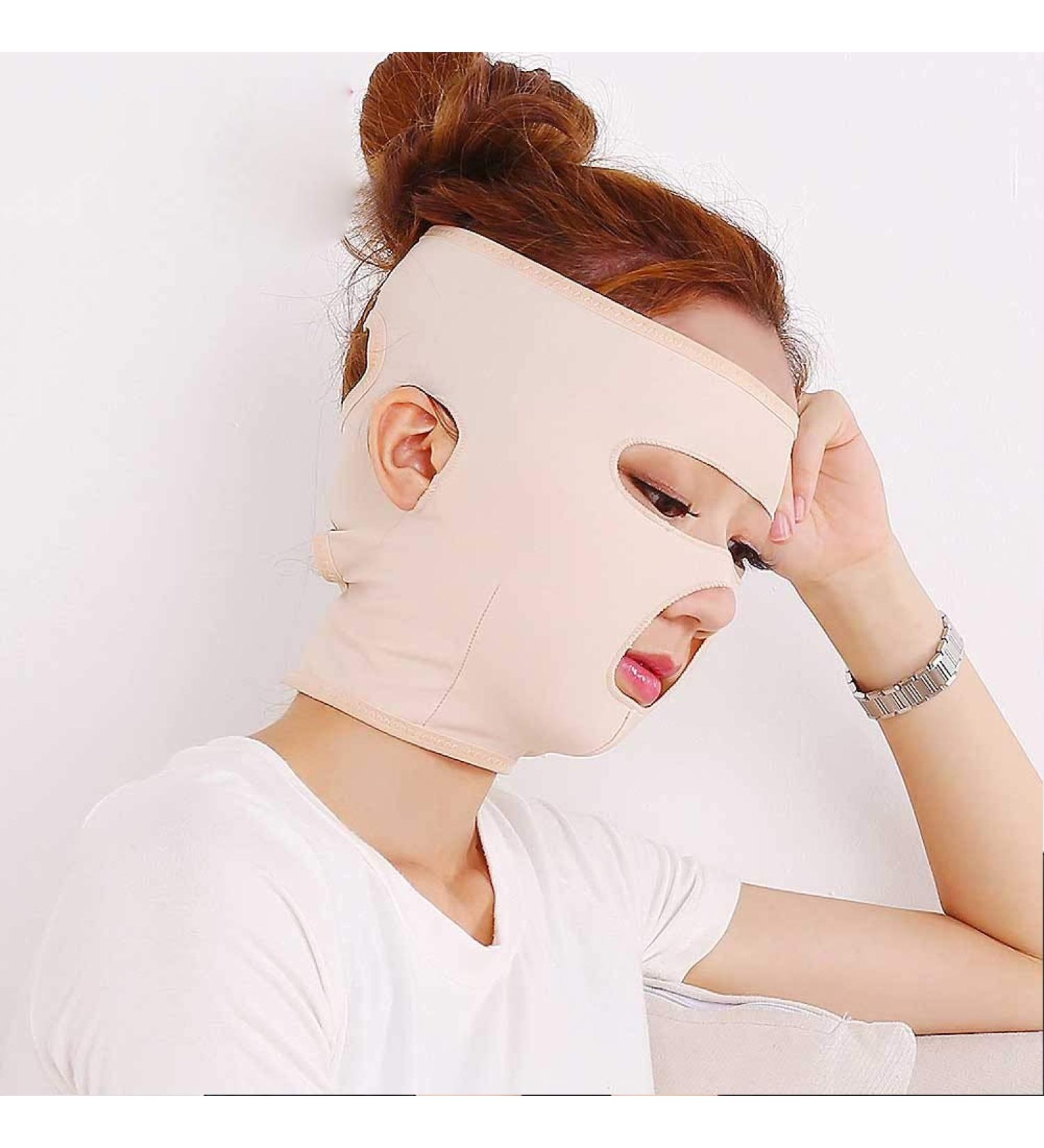 Face Slimming Cheek Mask & Neck Lift Band - Reduce Double Chin & Define V Face Line | International Shipping - Buy Online on GoSupps.com