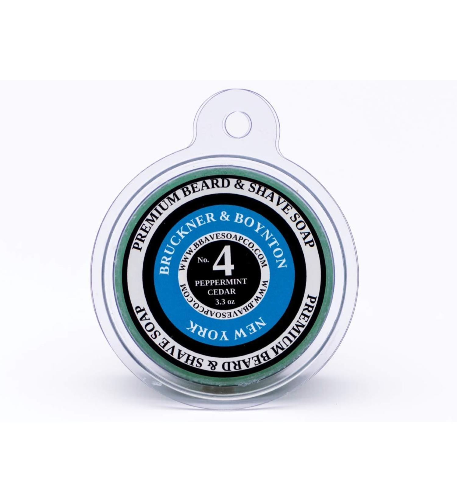 Premium No. 4 Peppermint Cedar Beard Soap & Conditioner | All Natural Anti-Dandruff Handcrafted in USA - Buy Online on GoSupps.com