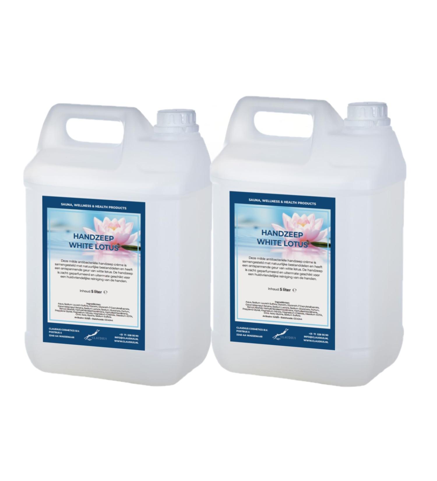 Claudius White Lotus 5L Hand Soap - Pack of 2