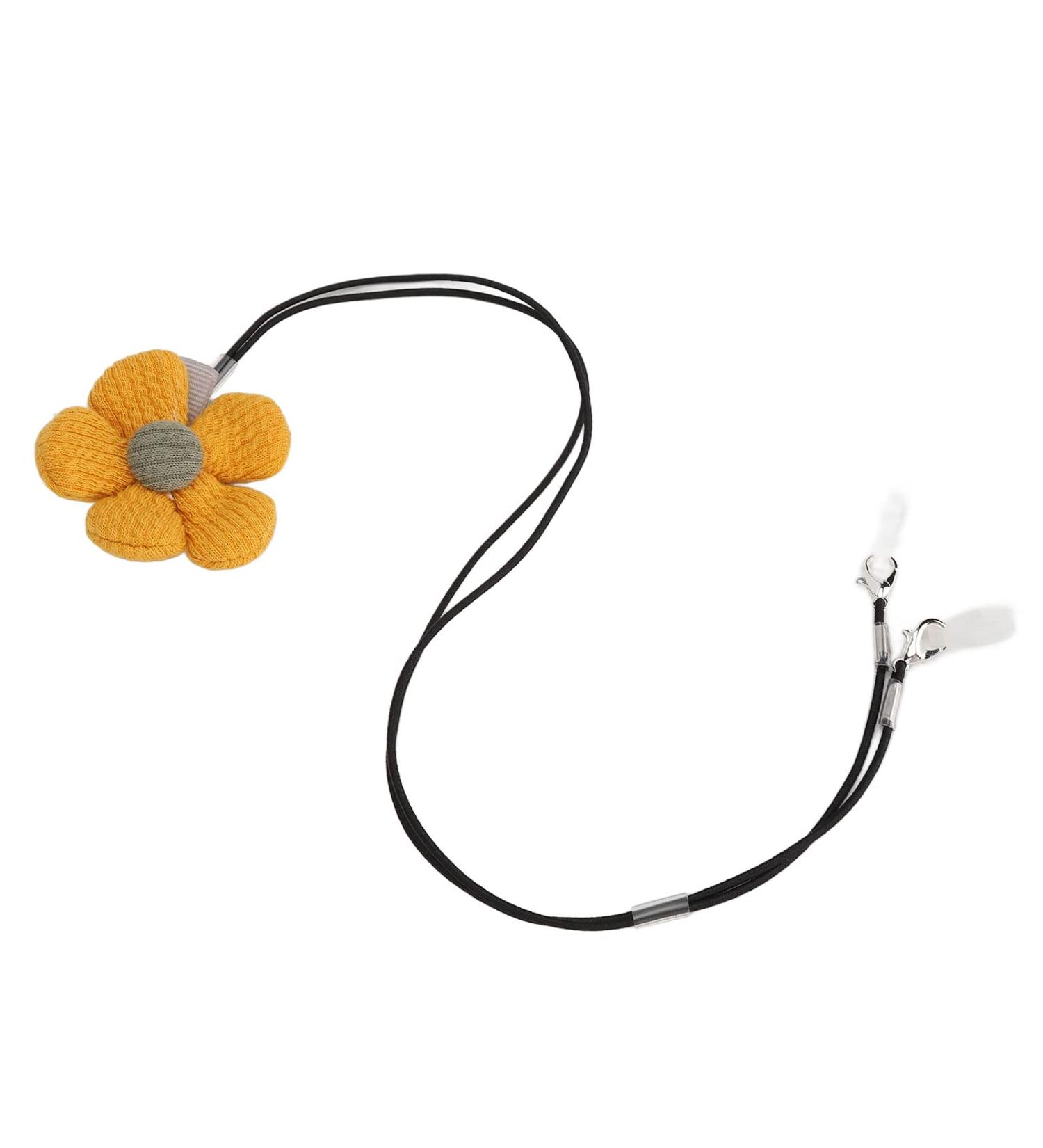Hearing Amplifier Clip & Lanyard for Seniors | Floral Design Earphone Fastening Belt | Anti-Loss Listener Rope for Both Ears - Buy Online on GoSupps.com