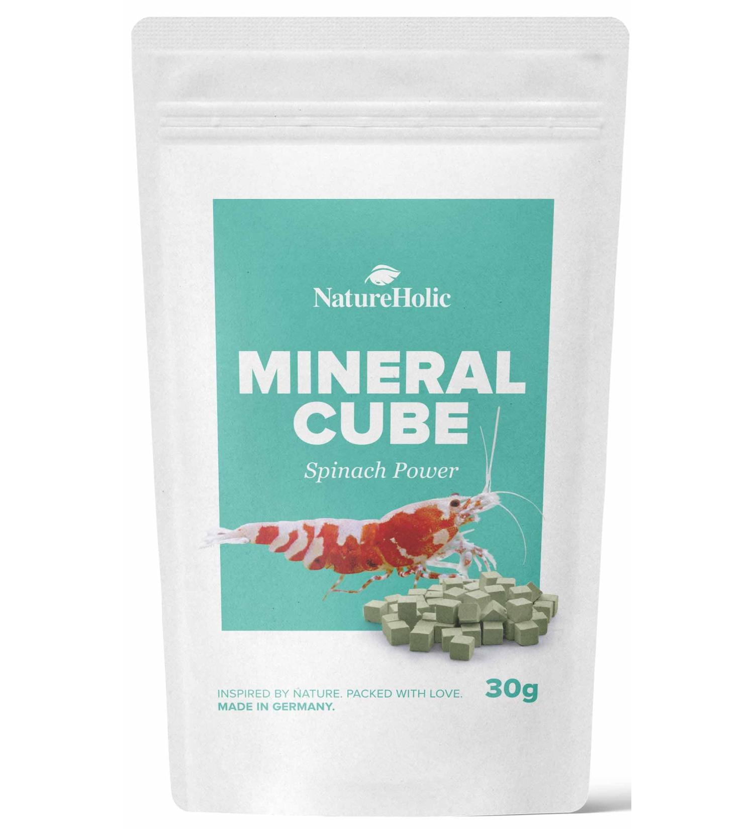 NatureHolic - MineralCube Spinat Power I for mineral intake I with valuable spinach I No water pollution I Ideal food for holidays I 47ml - Buy Online on GoSupps.com