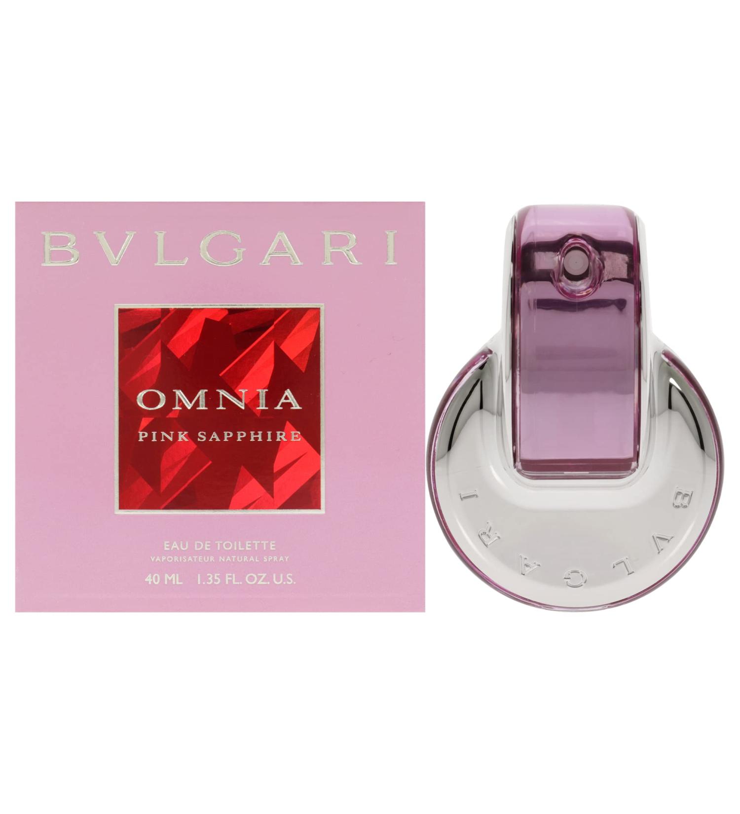 Bvlgari Women's Eau De Toilette Perfume Omnia Pink Sapphire 1.35 Ounce Multi 1.35 Ounce (Pack of 1) - Buy Online on GoSupps.com