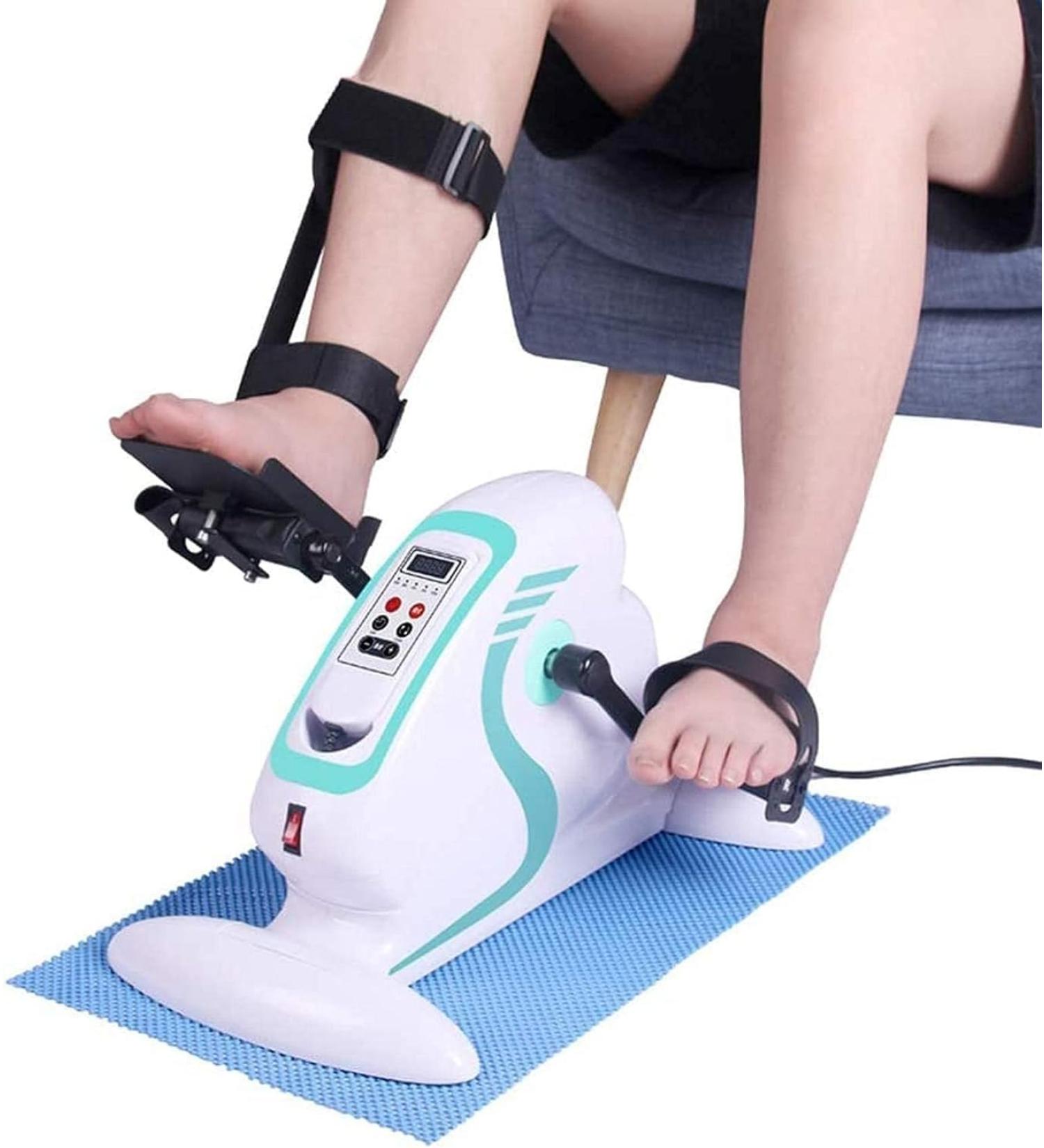 Electric Pedal Portable Electric Pedal Portable Mini Exercise Bike Stepper Pedal Exerciser Portable Electric Mini Rehabilitation Bicycle Arm and Leg Physical for Handicap Disabled - Buy Online on GoSupps.com