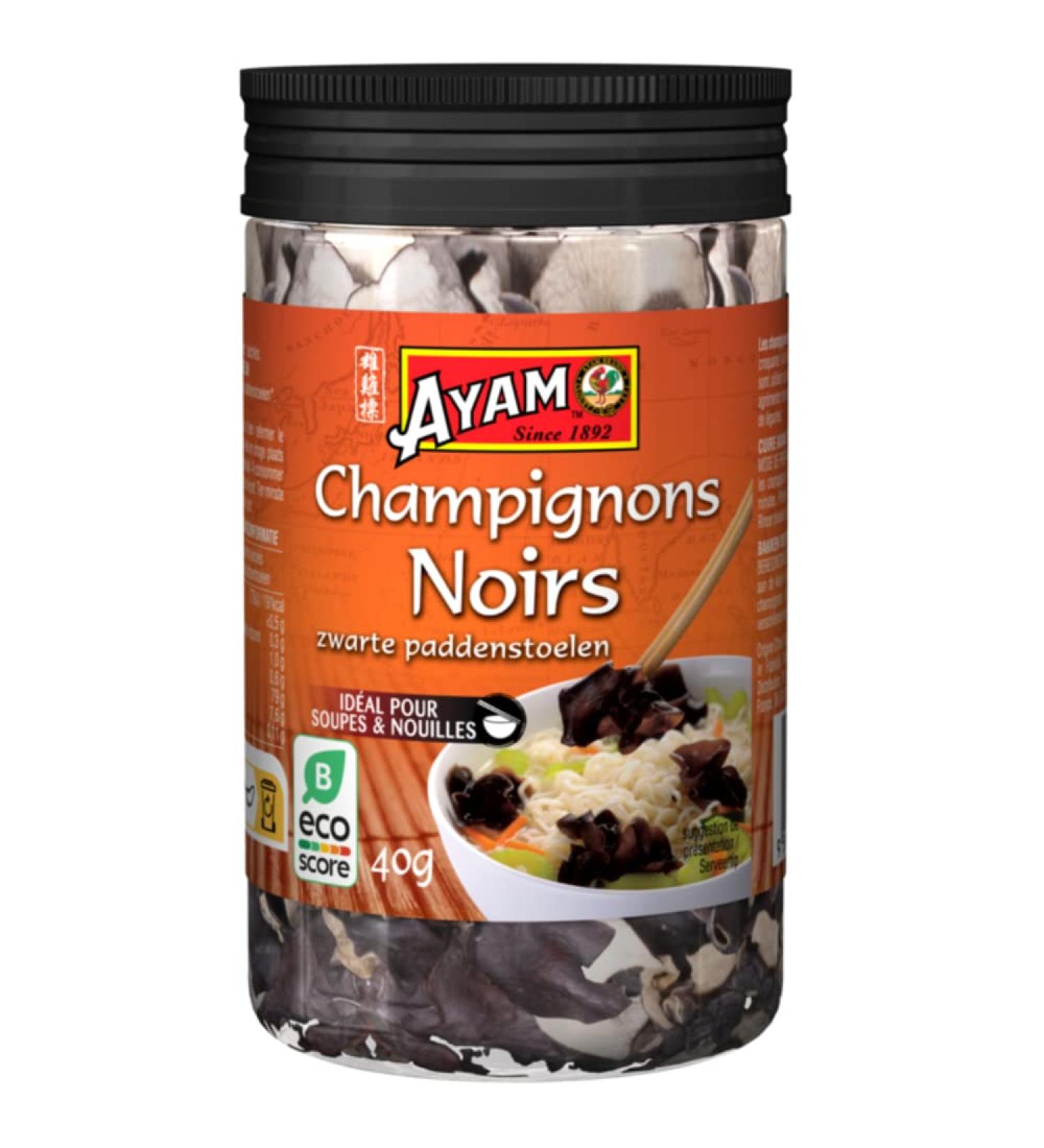 Ayam Black Mushrooms 100% Natural Ingredients Dehydrated Mushrooms Asian Flavors For Soup and Noodles Gluten Free No Pr - Buy Online on GoSupps.com