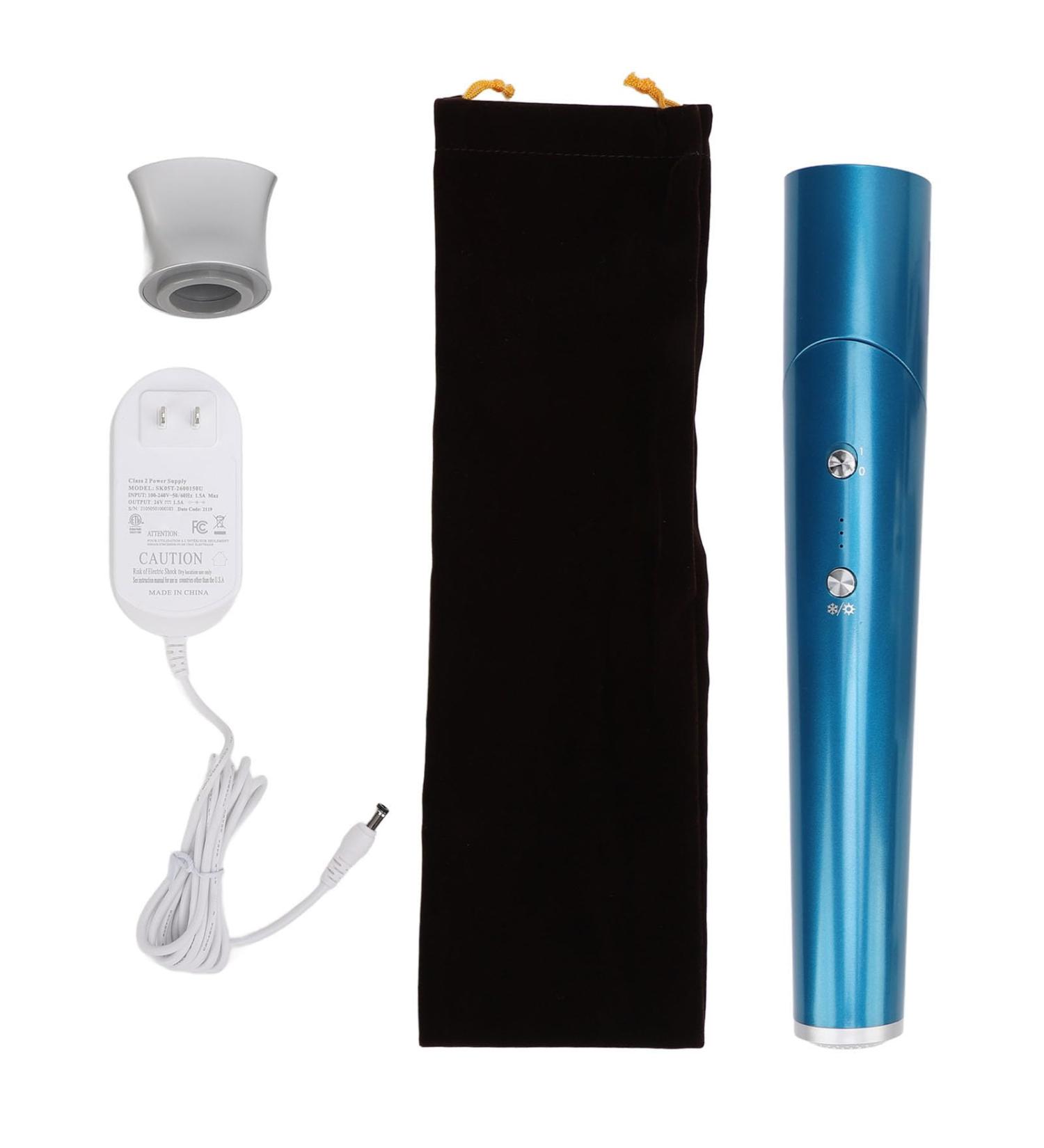 Cordless Hair Dryer Hot Cold Air Hairdryer 3000mAh Rechargeable Foldable Blow Dryers for Home Trable US Plug 100 240V (Blue) - Buy Online on GoSupps.com