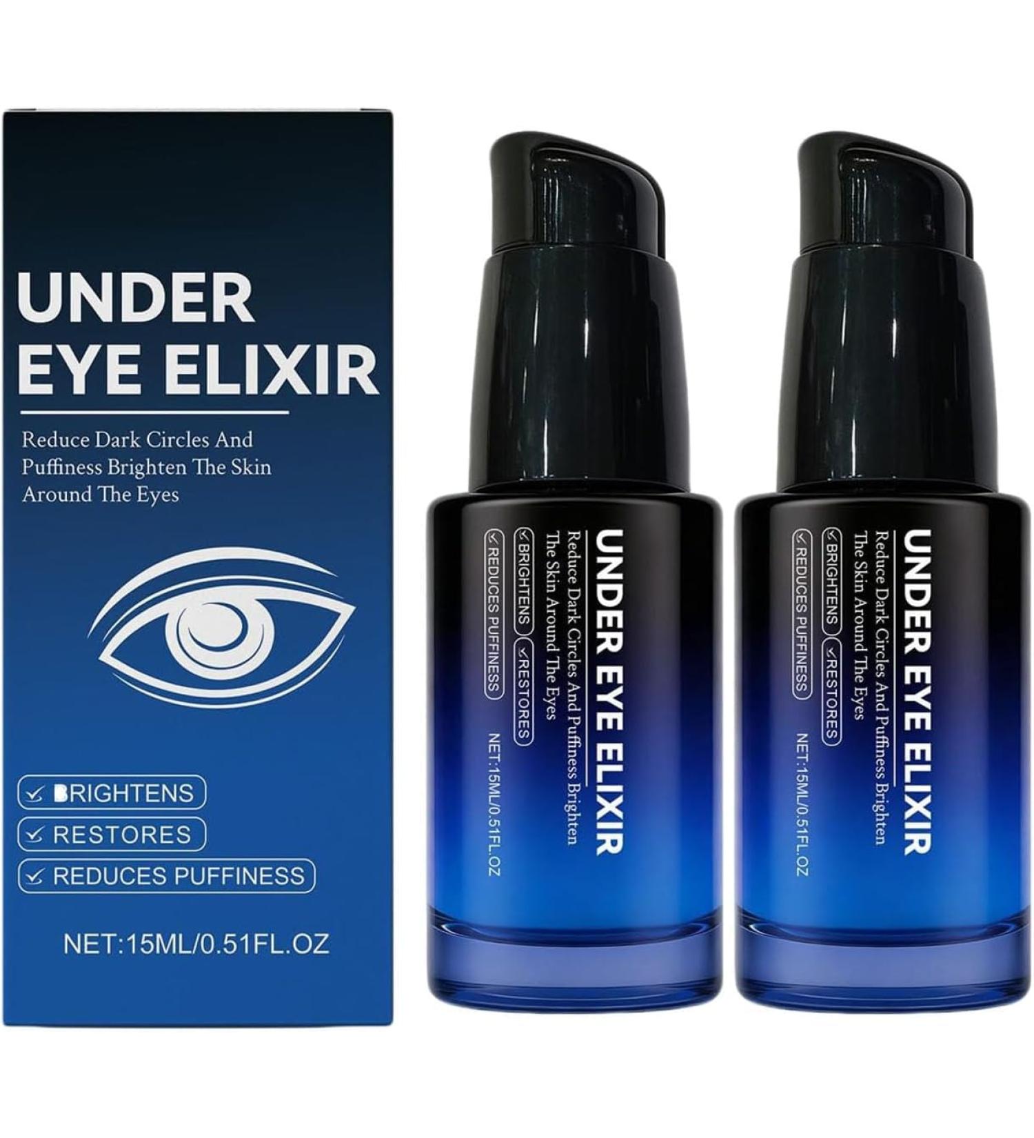  lixir contour des yeux s rum anti- ge apaisant et hydratant contre les cernes et les poches r duit les rides et les gonflements rafra chit 2pcs - Buy Online on GoSupps.com
