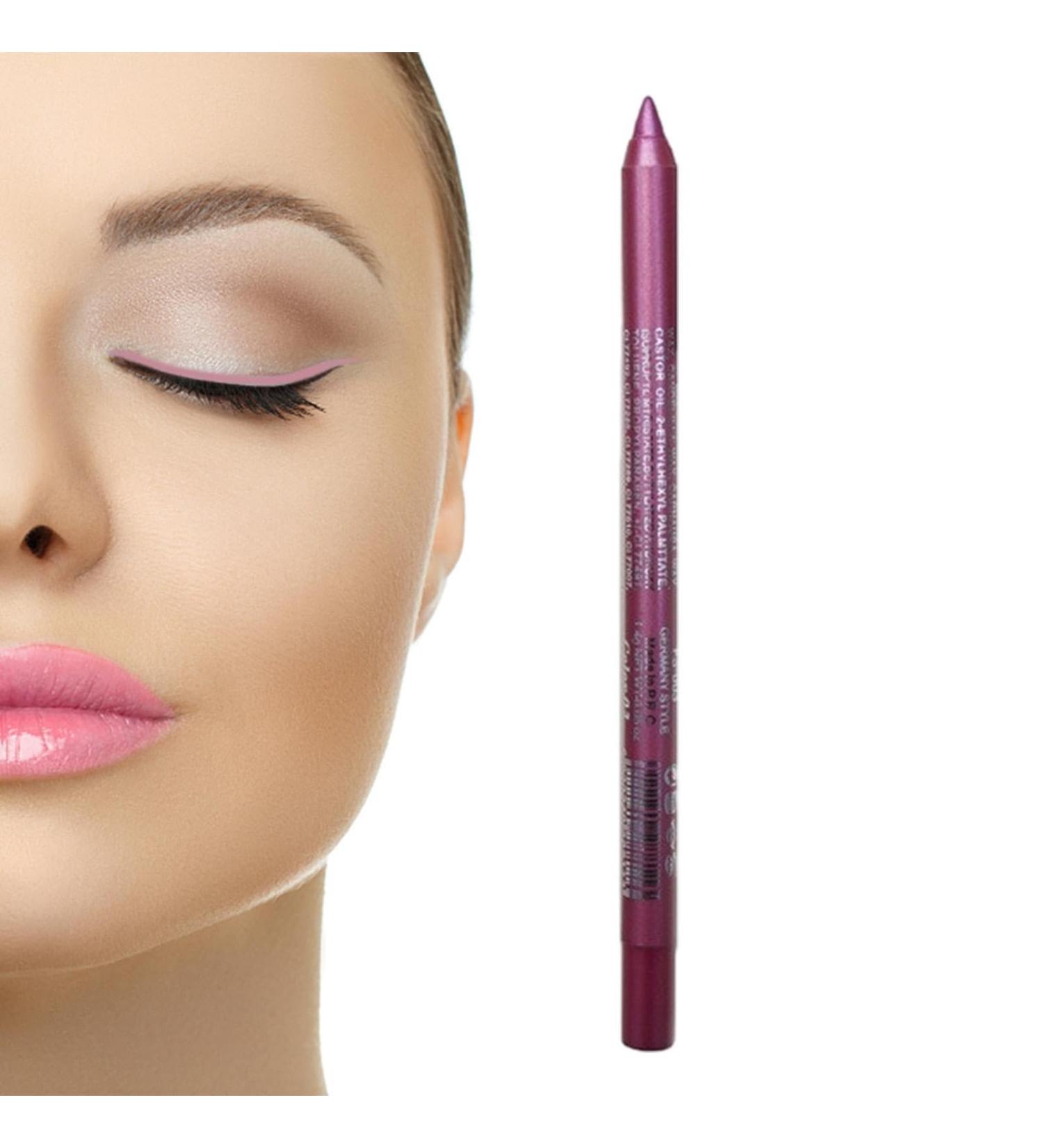 Waterproof Eyeliner Colorful Waterproof Quick Dry Eyeliner - Women Girls Long-Lasting Gentle Makeup Portable High Pigment Cosmetics for Holiday Shakven Pink - Buy Online on GoSupps.com