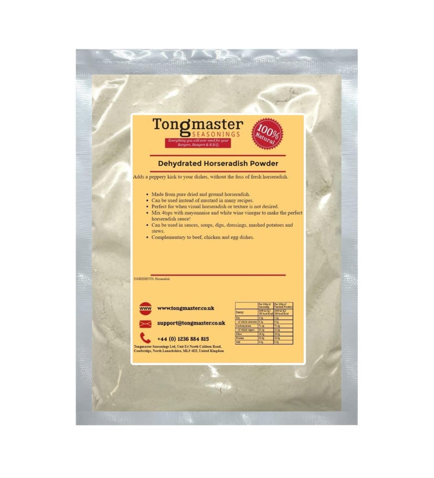 Horseradish Dehydrated Pure Powder Ground Strong 500g 500 g (Pack of 1)