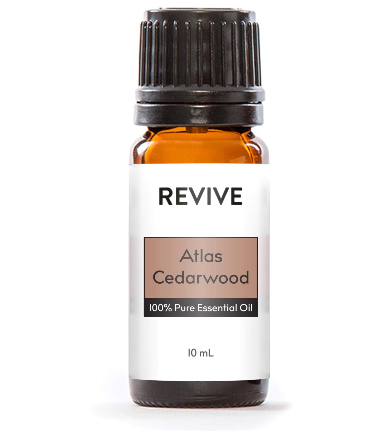 Atlas Cedarwood Essential Oil - 100% Pure Therapeutic Grade for Diffuser Aromatherapy Skin & Hair Care | Revive Essential Oils - Buy Online on GoSupps.com