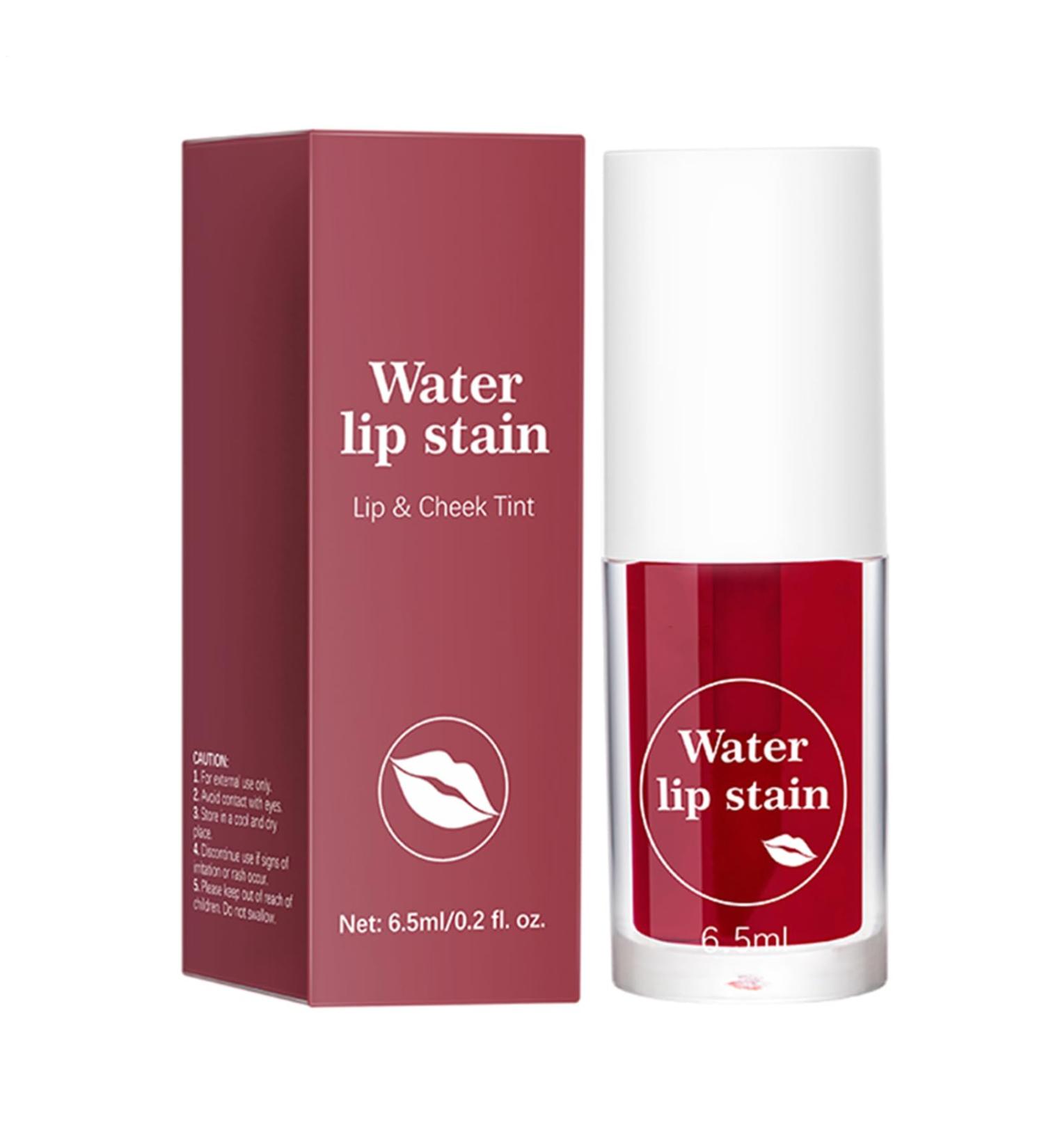  Pruojhw Water-based lip tint long-lasting natural application for lips and cheeks for women students travelers makeup lovers everyday life parties weddings and stage performances. - Buy Online on GoSupps.com