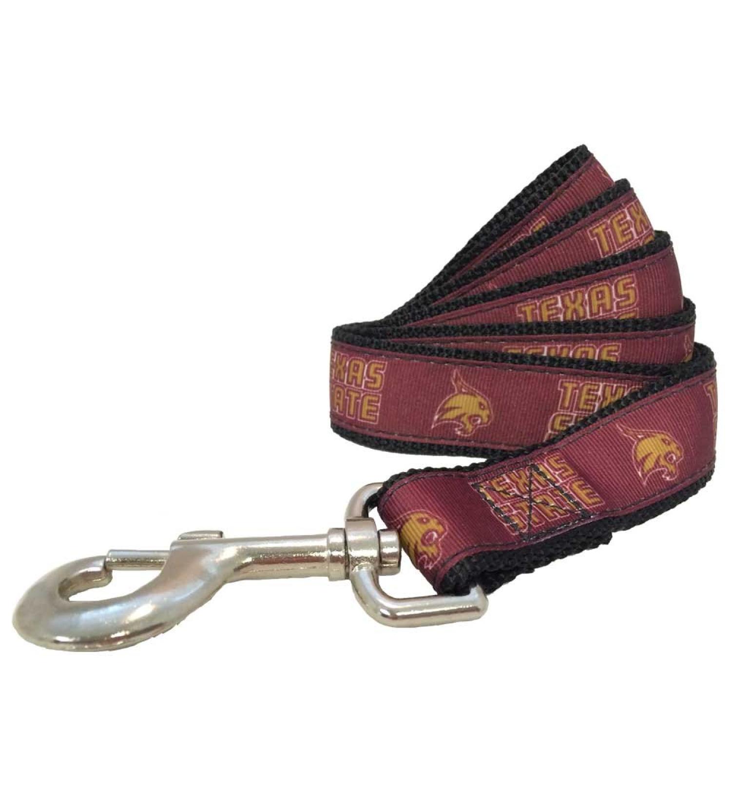 NCAA Texas State Bobcats Dog Leash - Large | All Star Dogs - Buy Online on GoSupps.com
