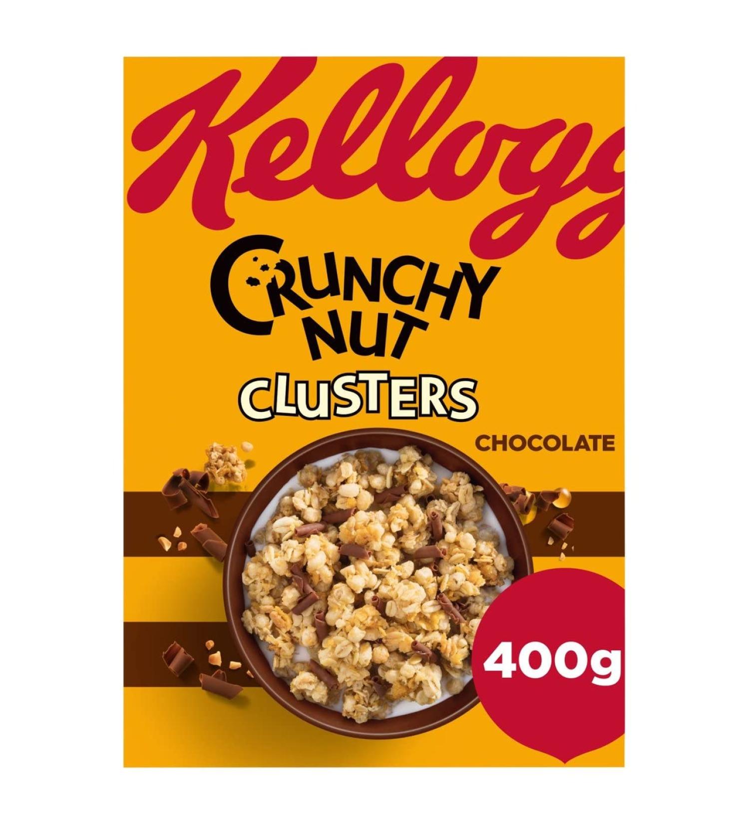 Kellogg's Crunchy Nut Chocolate Clusters 400g - Buy Online on GoSupps.com
