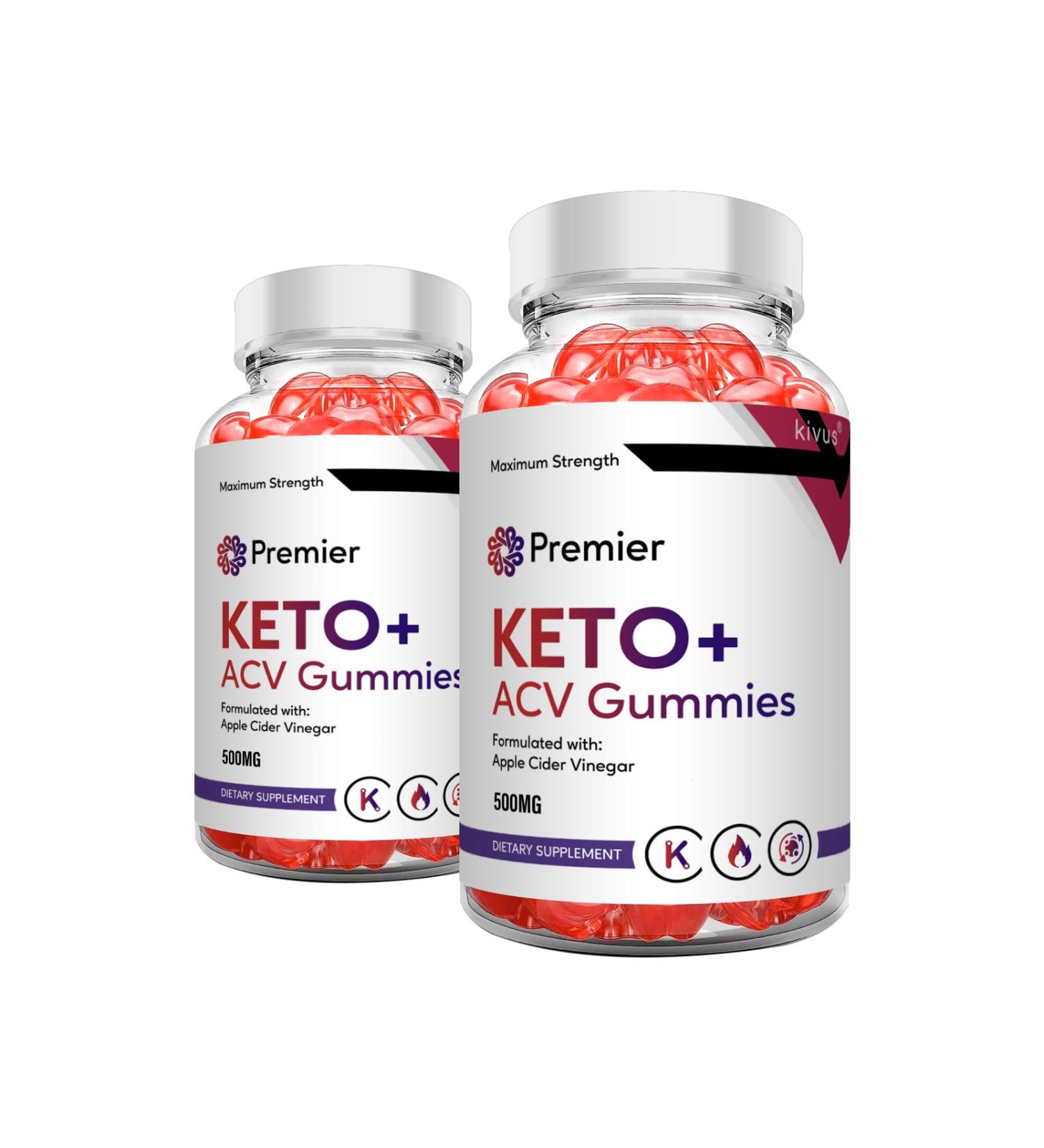Premier Keto Gummies - Premier Keto + ACV Gummies (2 Pack 120 Gummies) - Buy Online on GoSupps.com