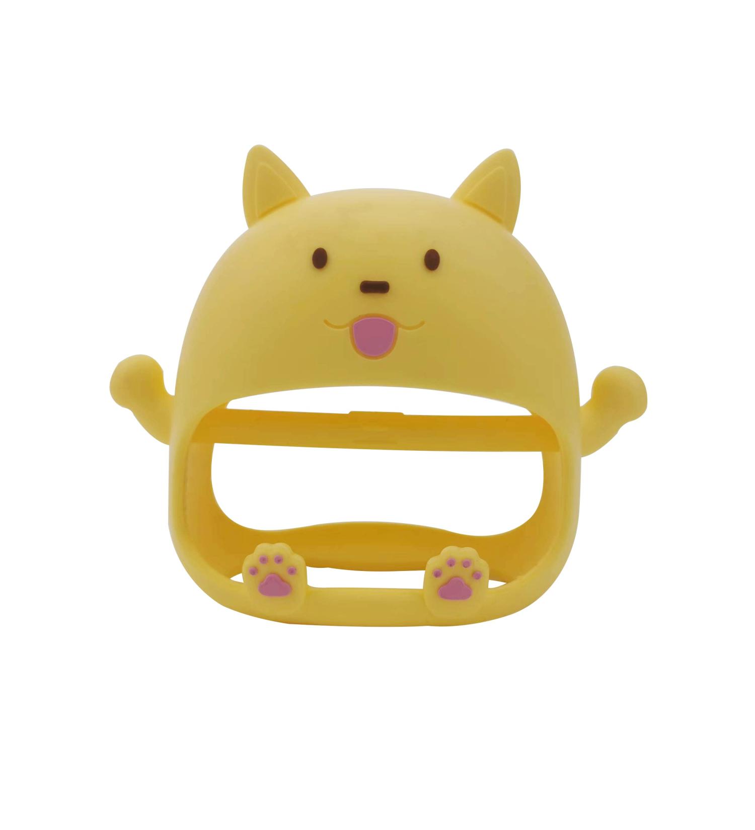 Buzzy Bees Baby Teething Toys - Never Drop Baby Teether Toys for 3+ Months Infant  Food-Grade Soft Silicone Pacifier  Soothing and Calming Newborn Pacifier for Chewing and Sucking (Yellow Puppy) - Buy Online on GoSupps.com