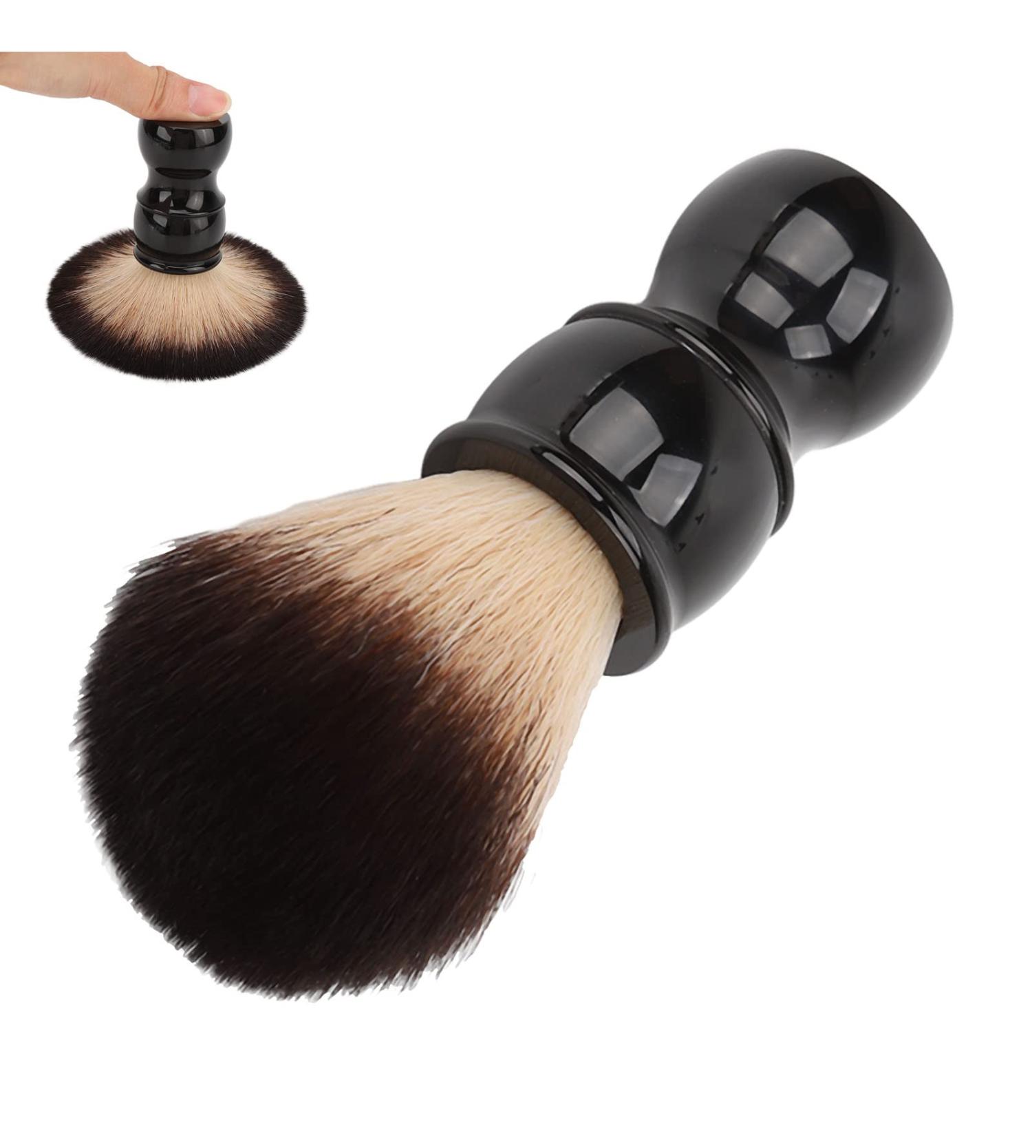 Buy Men's Portable Shaving Brush - Ergonomic Resin Grip Soft Hair Foam Brush for Beard & Hairdressing | Ideal Gift for Dad & Friends - Buy Online on GoSupps.com