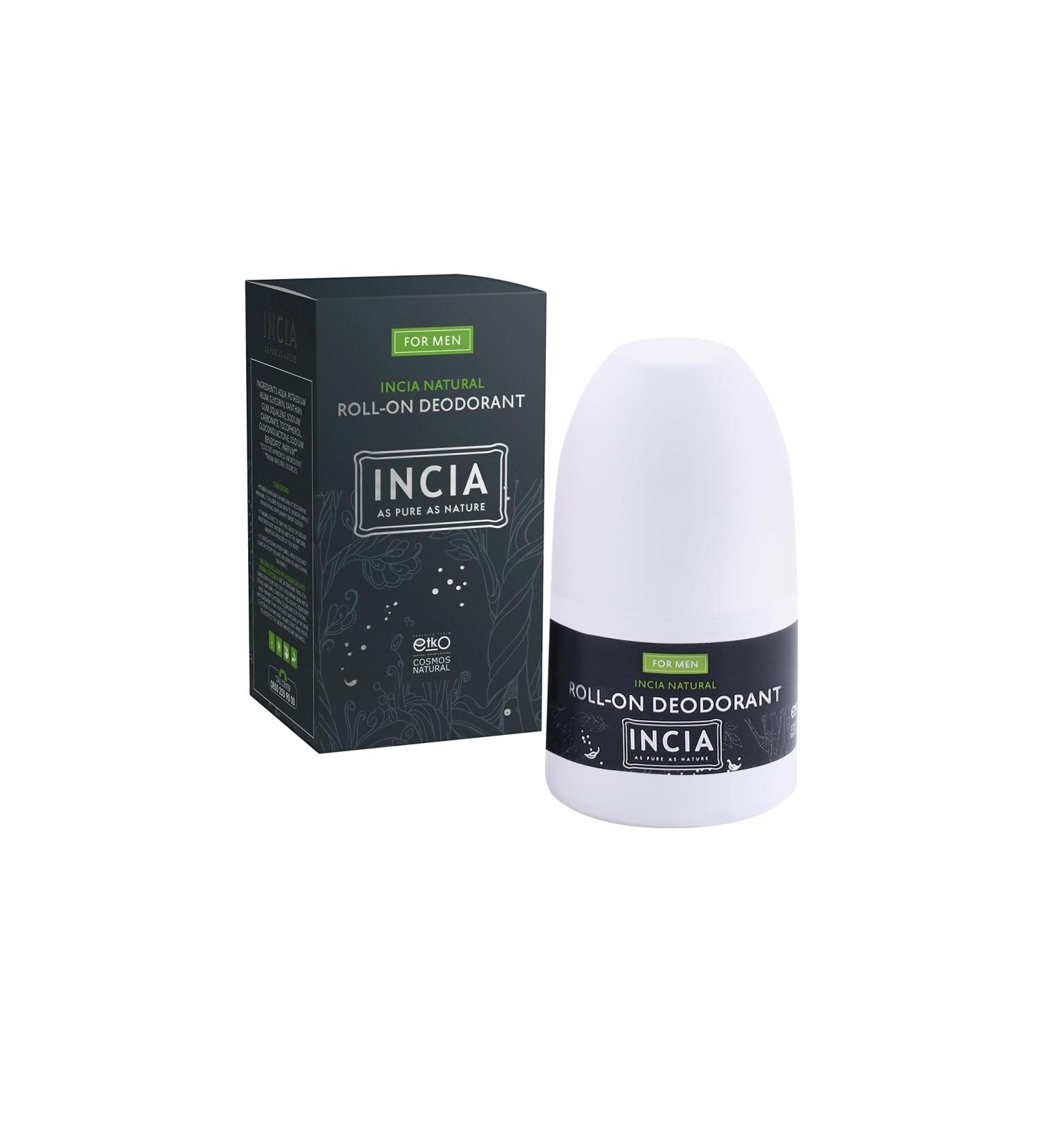 Incia Natural Deodorant | Vegan | Aluminum Free Deodorant for Men and Women | Fresh |Cruelty Free Paraben Free Natural Fragrance (Men Pack of 1) Men 1.76 Fl Oz (Pack of 1) - Buy Online on GoSupps.com