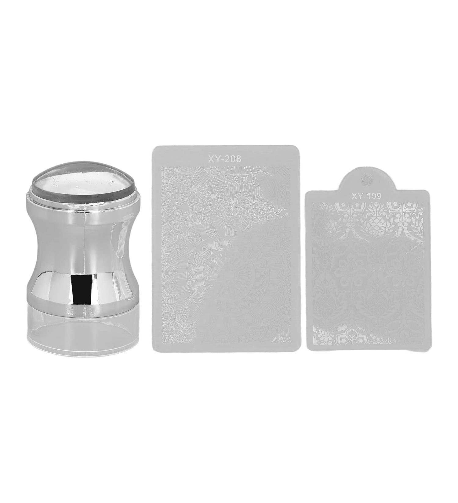 Silicone Nail Stamper - Transparent DIY Soft Nail Art Tool for Home & Salon Use | International Shipping Available - Buy Online on GoSupps.com