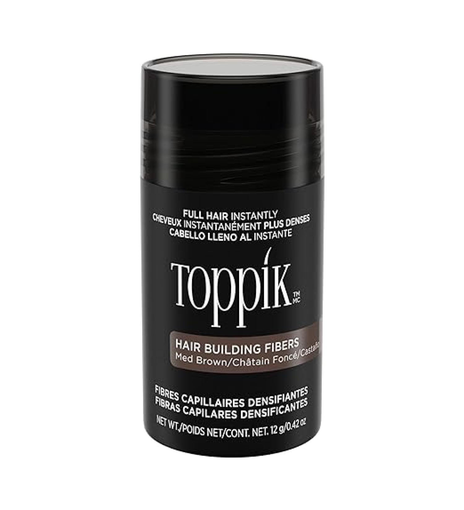 Toppik Hair Building Fibers  12g Fill In Fine or Thinning Hair Instantly Thicker  Fuller Looking Hair 9 Shades for Men & Women - Buy Online on GoSupps.com