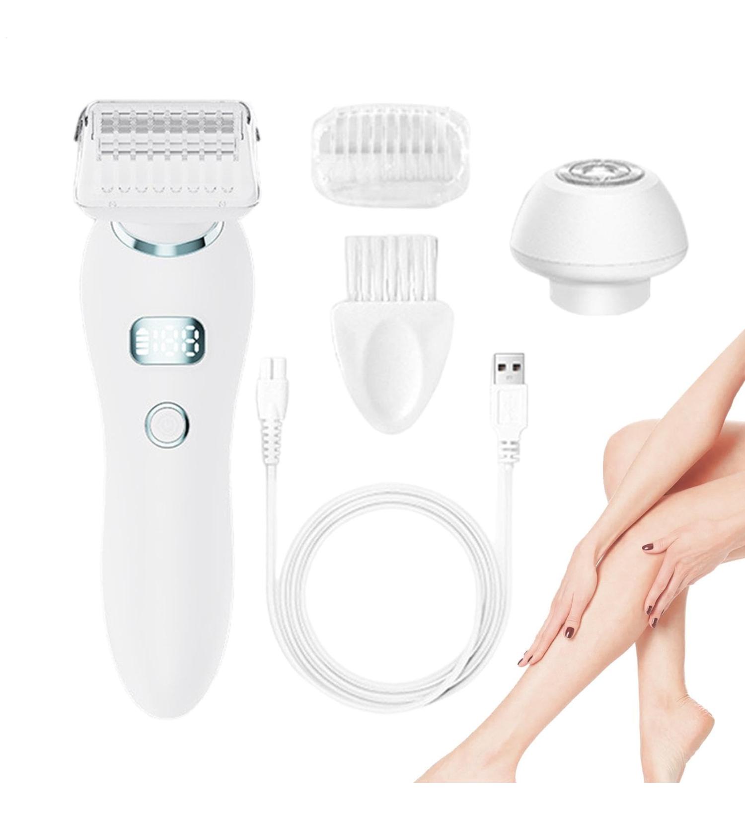 Electric Trimmer for Women Hair Clipper for Women Portable Electric Epilator with Sliding Bikini Trimmer Facial Shaver Personal Groomer for Bikini Leg Arm Armpit - Buy Online on GoSupps.com