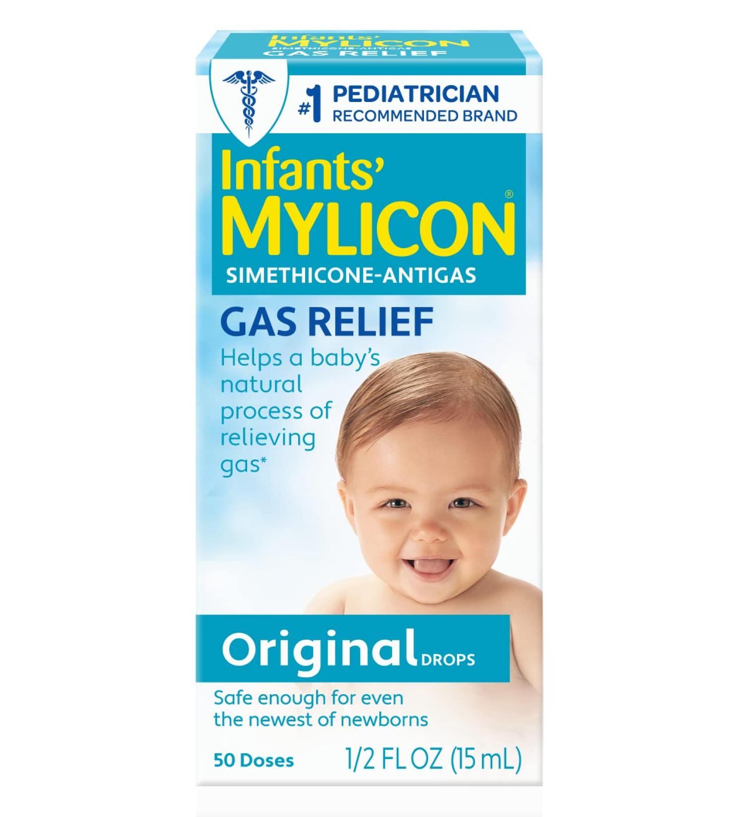 Mylicon Gas Relief Drops for Infants and Babies - Original Formula - 0.5 Fl Oz (Pack of 1) - Buy Online on GoSupps.com