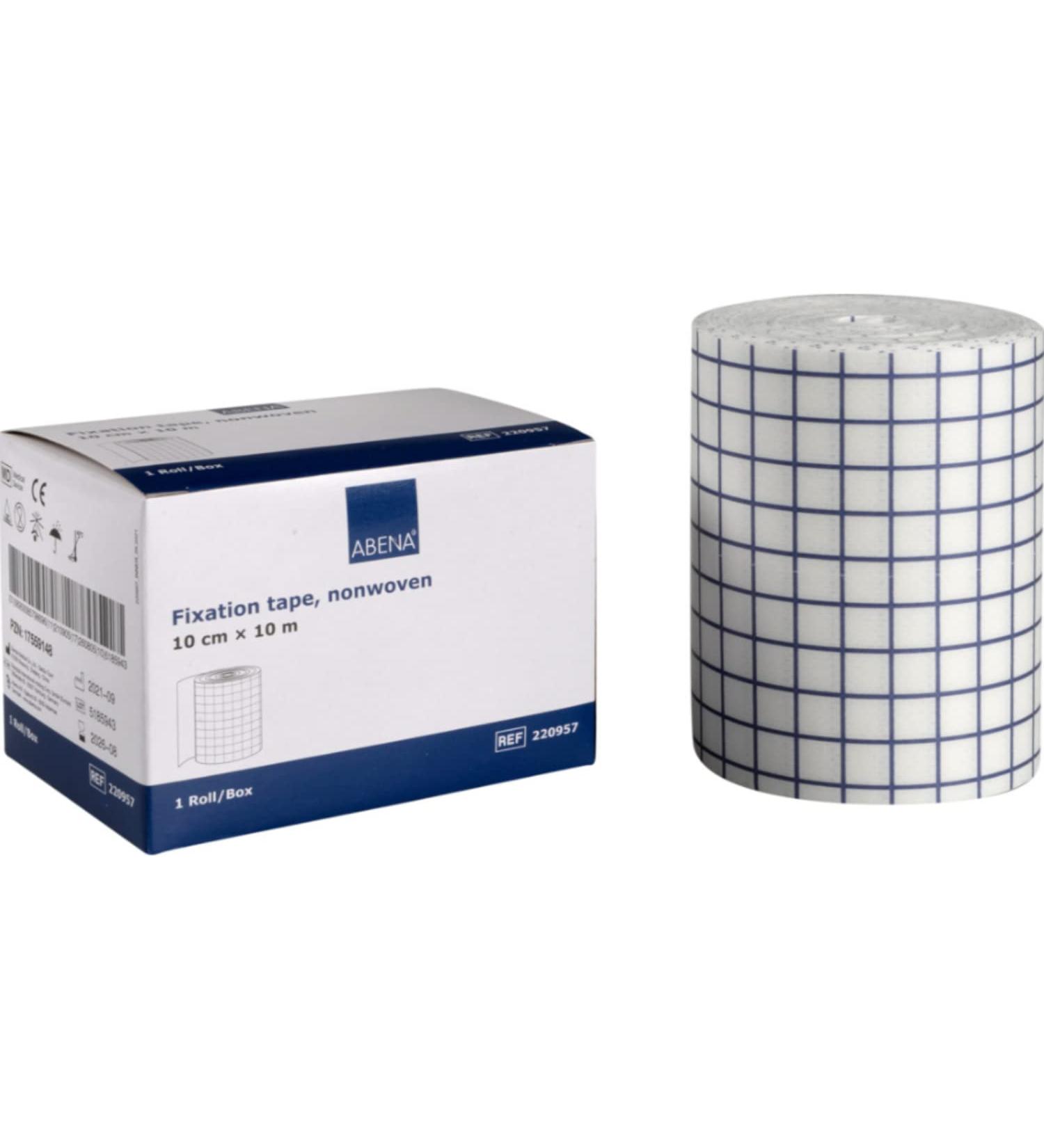 Abena fixing paving roll wound pavement |Roll paving pavement fleece glue paving roller wound association |Adhesive pavement Medical tape |Wound glue plaster medical tape medium 10cm x10m 10 cm x 10 meters