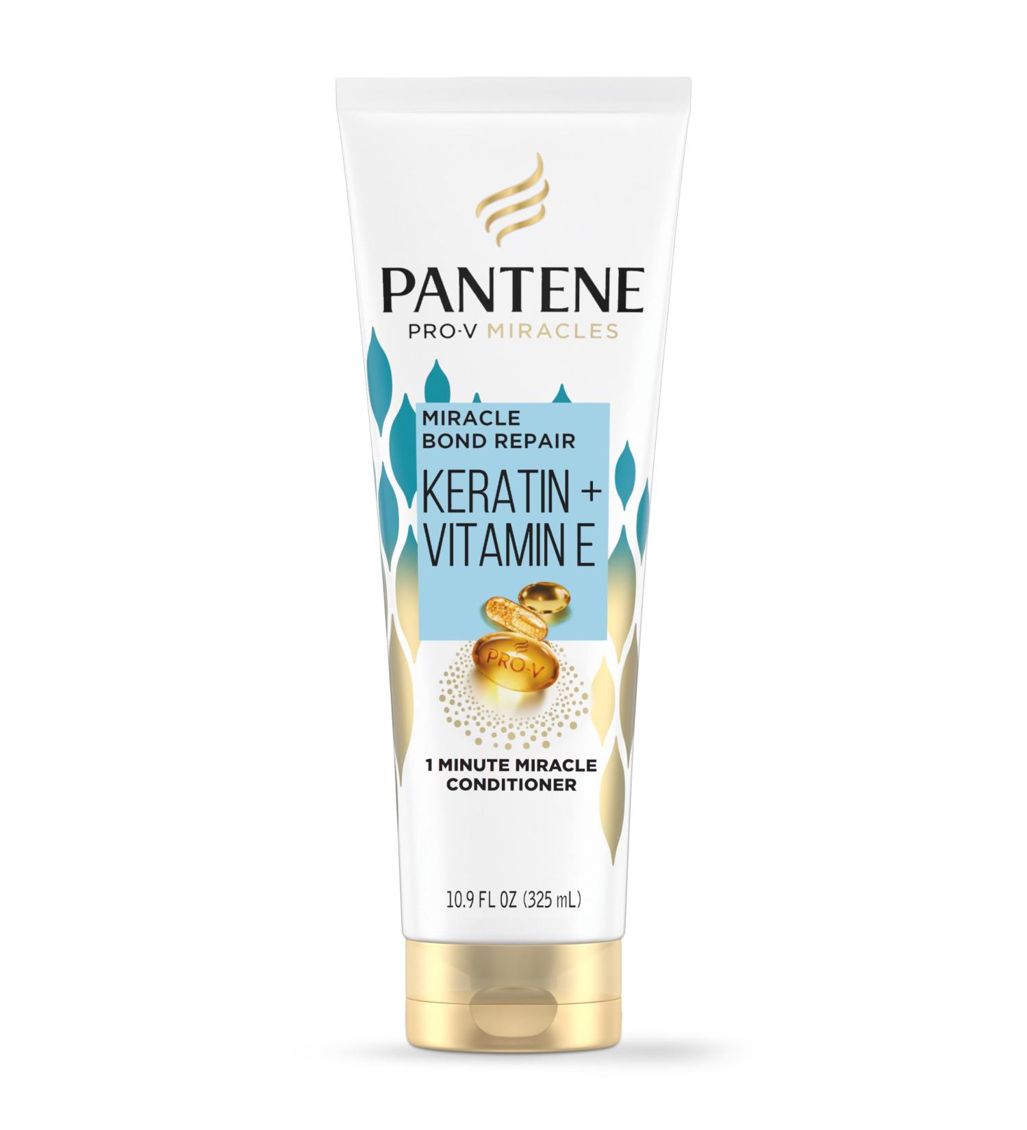 Pantene Pro-V Miracles Bond Repair Keratin + Vitamin E 1 Minute Miracle Conditioner 325mL - Buy Online on GoSupps.com