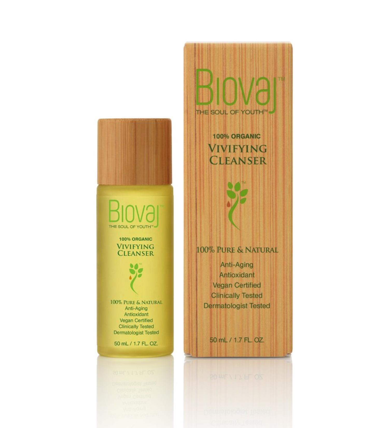 Organic Vegan Facial Cleanser - Vivifying Makeup Remover Detoxifies Exfoliates & Anti-aging Formula - Buy Online on GoSupps.com