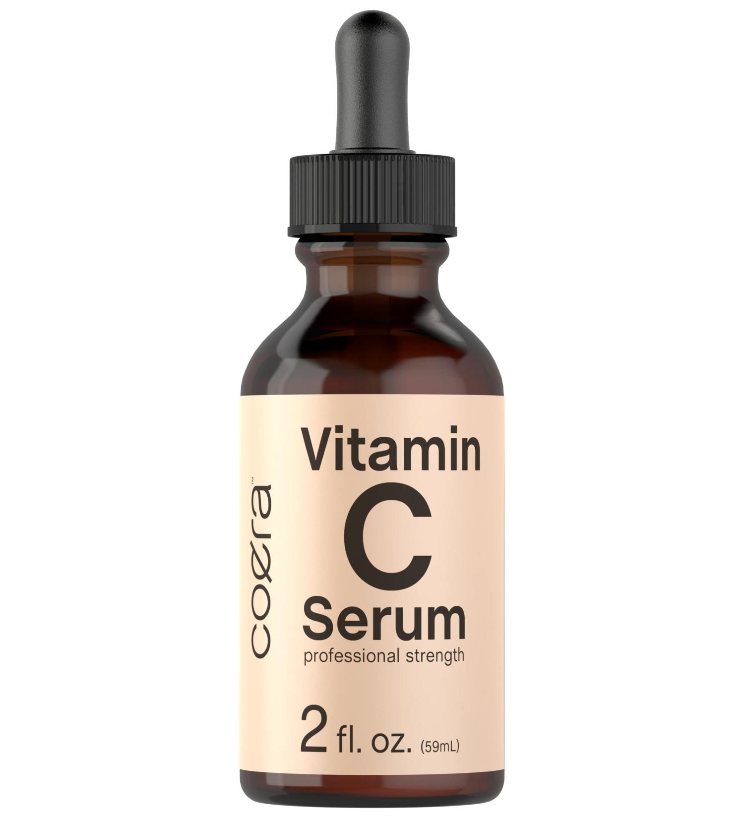 Coera Vitamin C Serum | 2 oz Brightening Serum for Dark Spots | Paraben & SLS Free - Buy Online on GoSupps.com