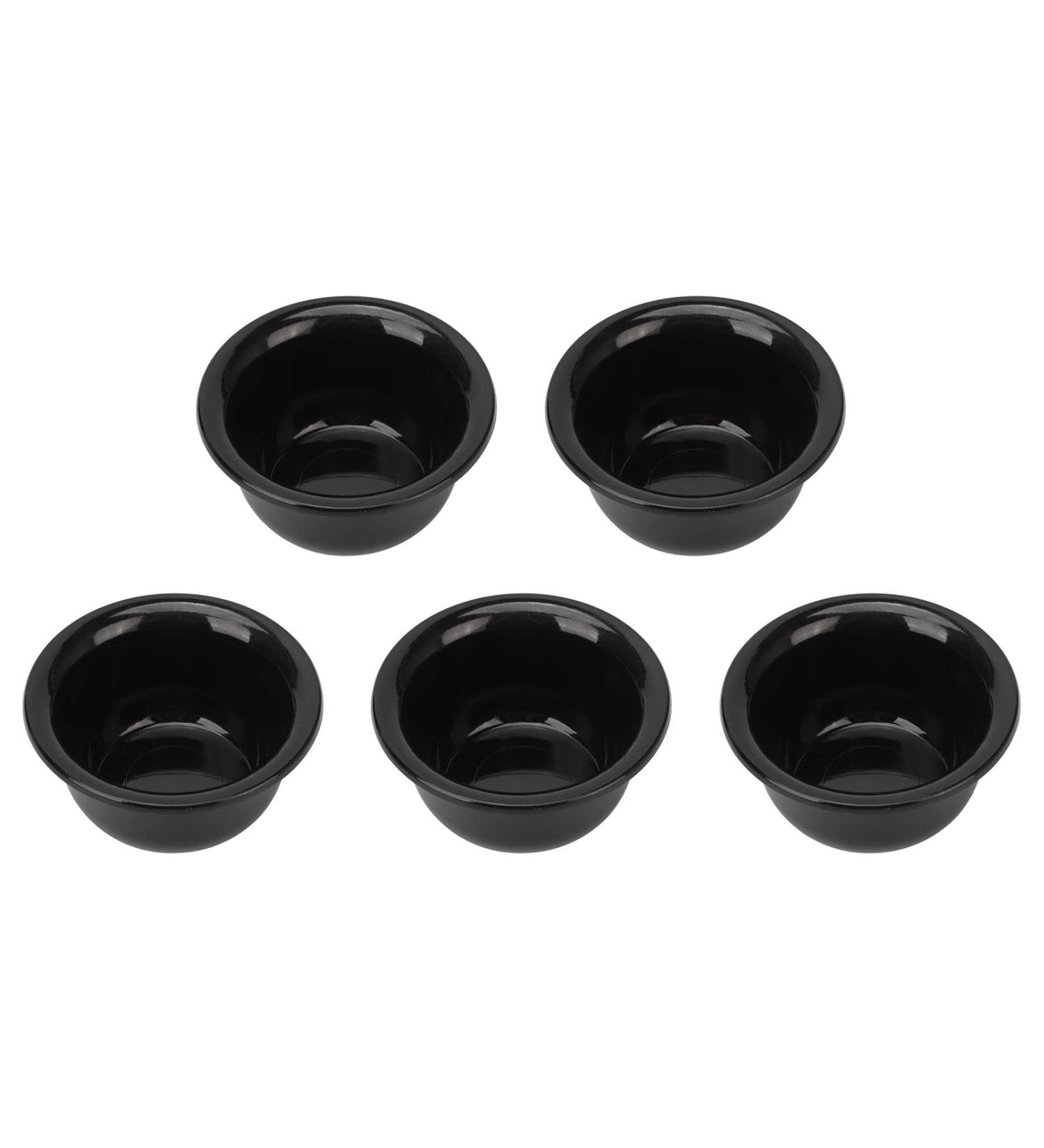 Premium Black Plastic Shaving Foam Bowl for Men | Portable Barber & Cosmetic Supplies - Buy Online on GoSupps.com