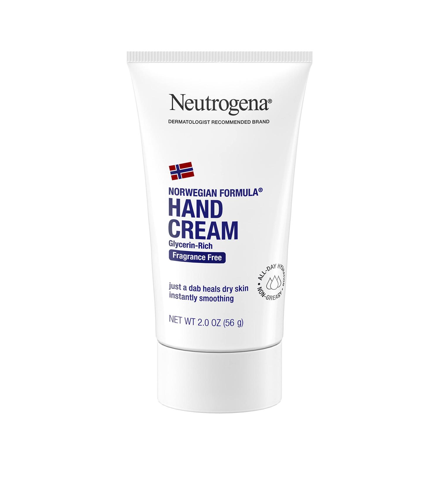 Neutrogena Hand Cream Fragrance Free 2 oz - Moisturizing Relief for Dry Hands - Buy Online on GoSupps.com
