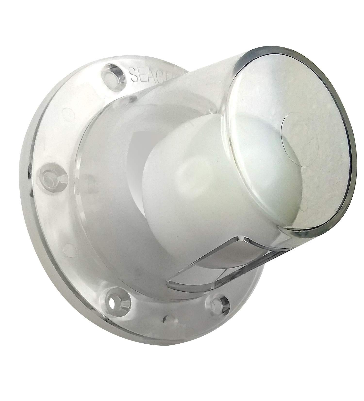 Seachoice Self-Bailing 2-7/8 In. Scupper Valve Kit - Clear | Prevents Flooding | Easy Installation - Buy Online on GoSupps.com